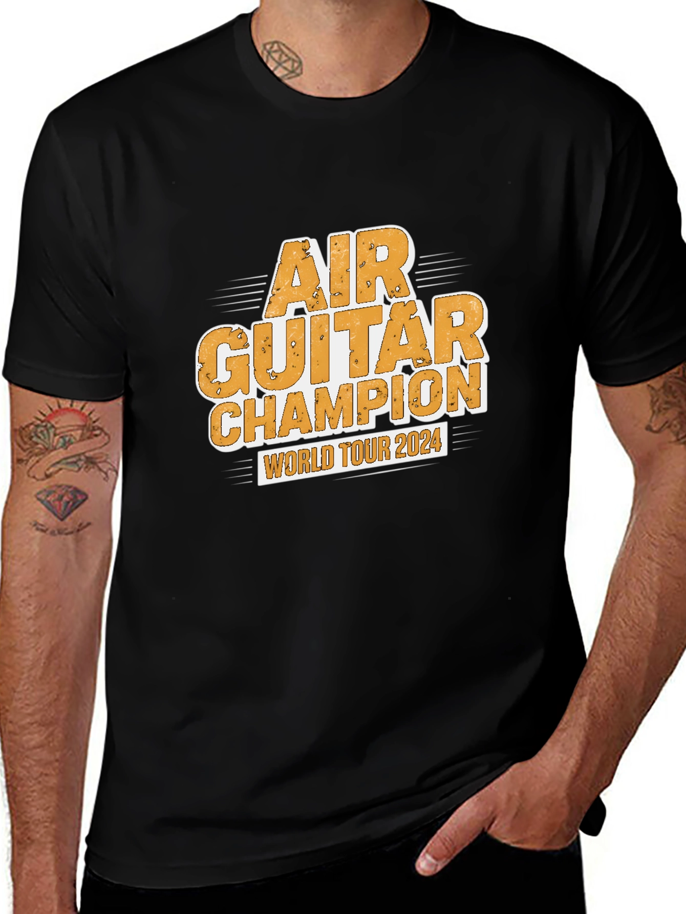 Air Guitar Champion World Tour 2024 T-Shirt
