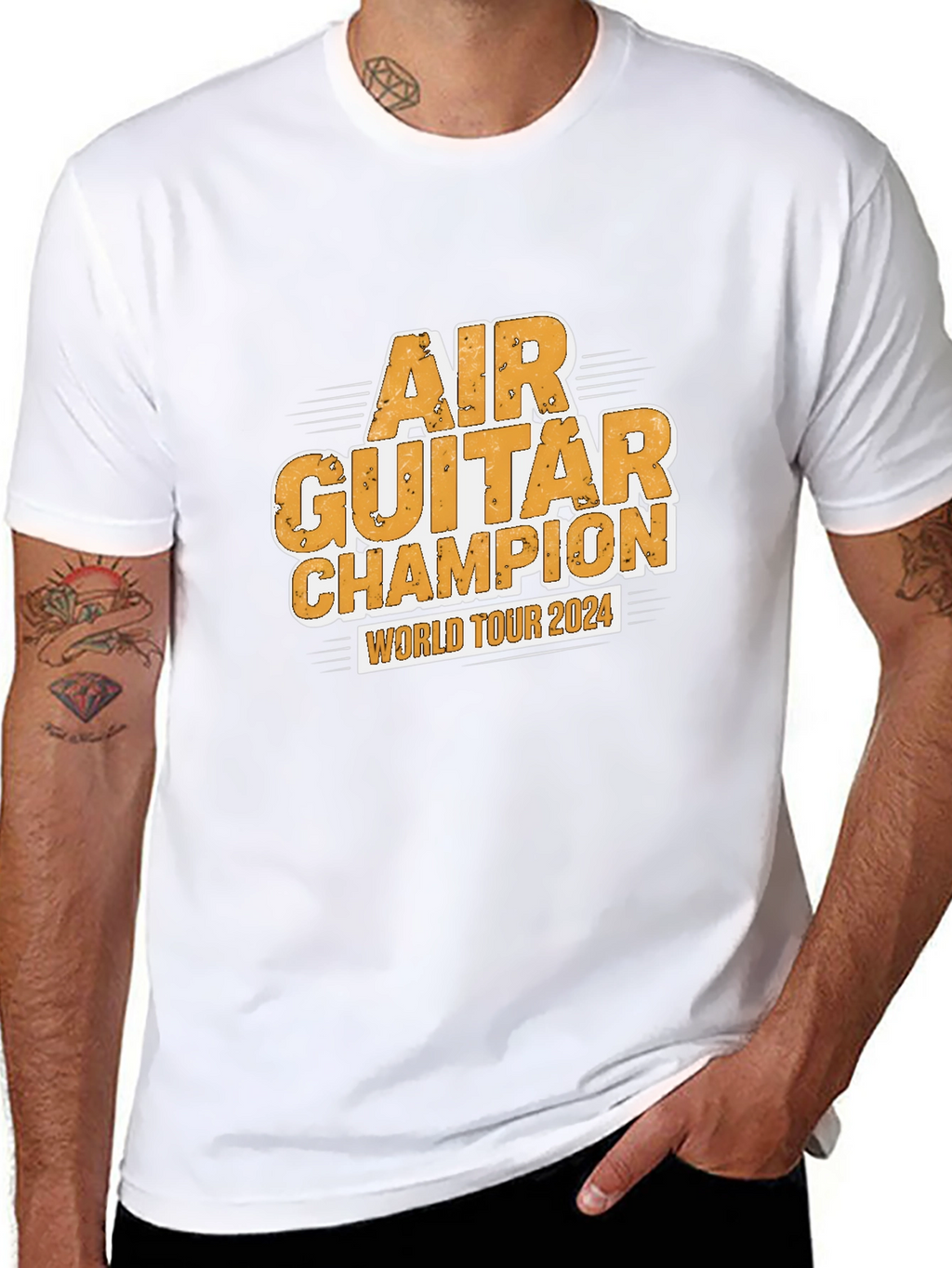 Air Guitar Champion World Tour 2024 T-Shirt