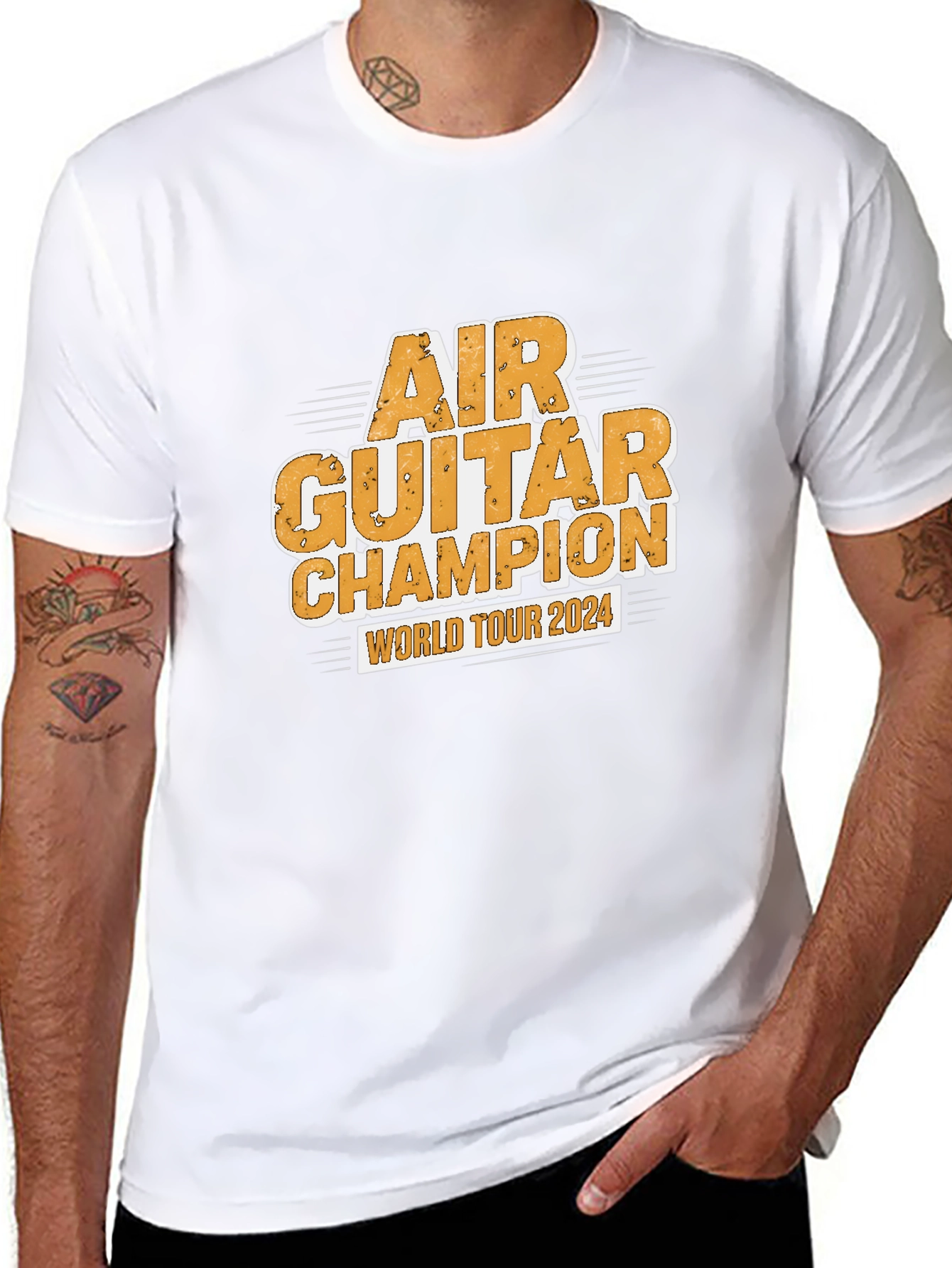 Air Guitar Champion World Tour 2024 T-Shirt