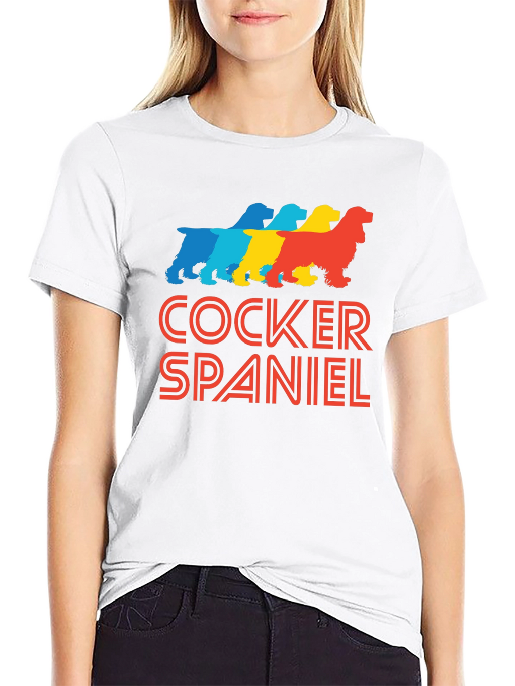 Cocker Spaniel Retro T-Shirt
