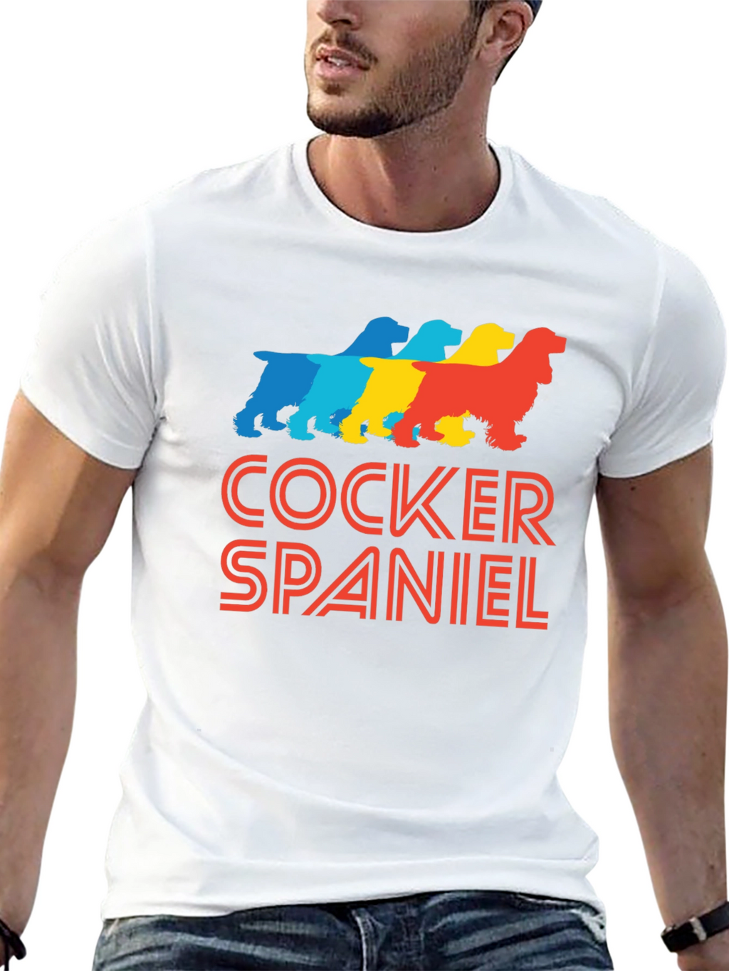 Cocker Spaniel Retro T-Shirt