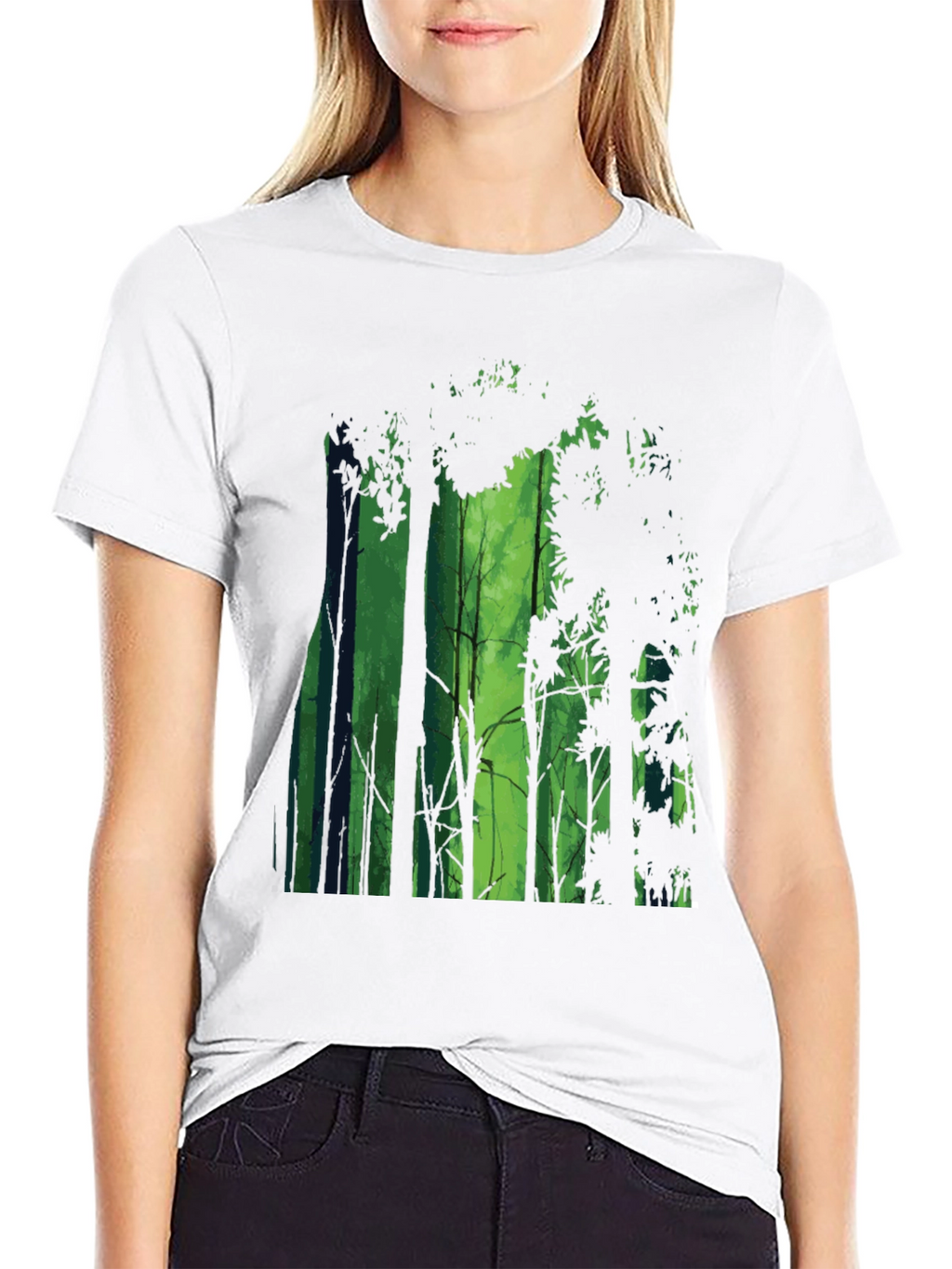 Enchanted Forest Graphic Tee - Mens Black T-Shirt