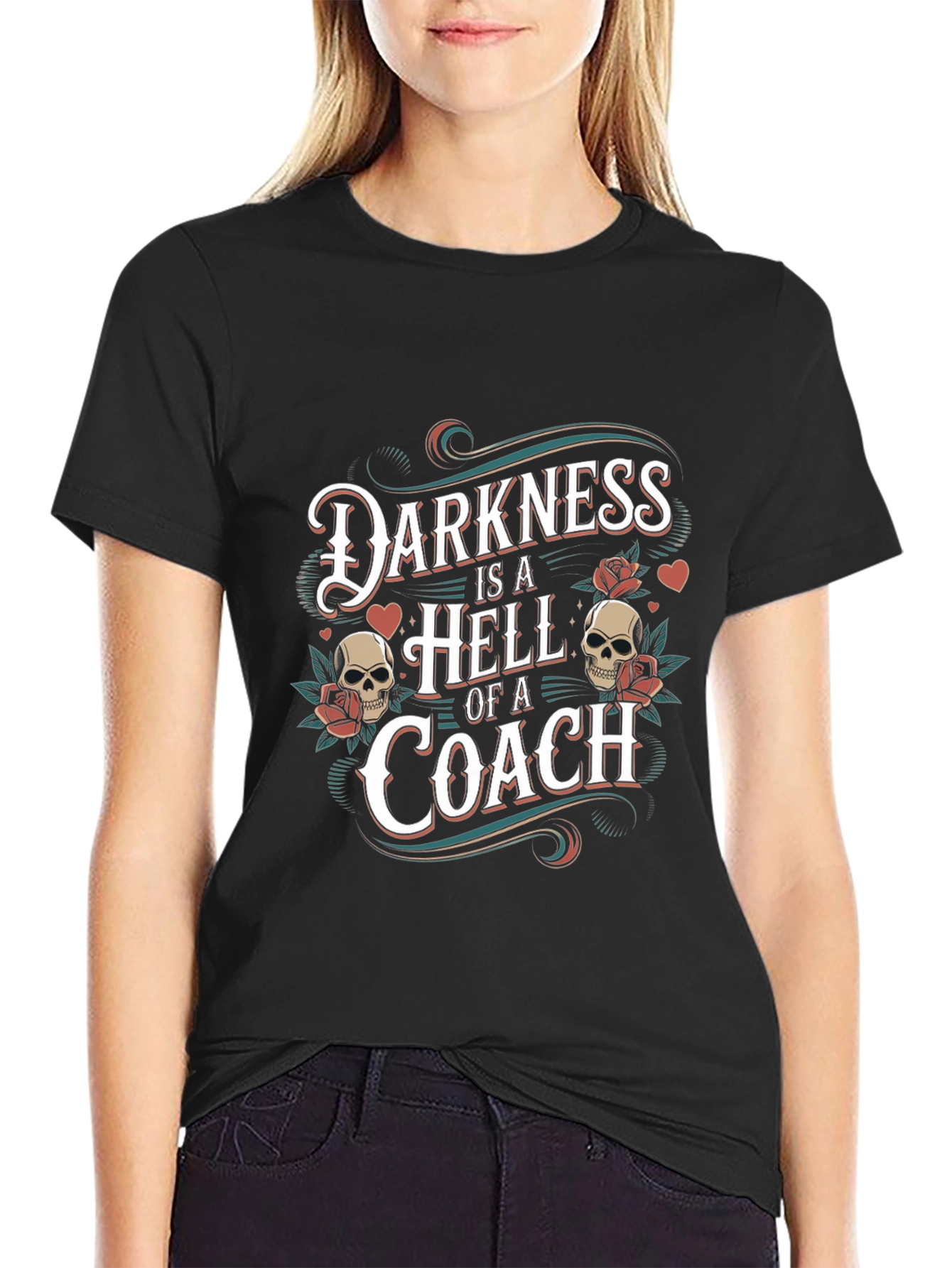 Darkness is a Hell of a Coach Graphic Tee