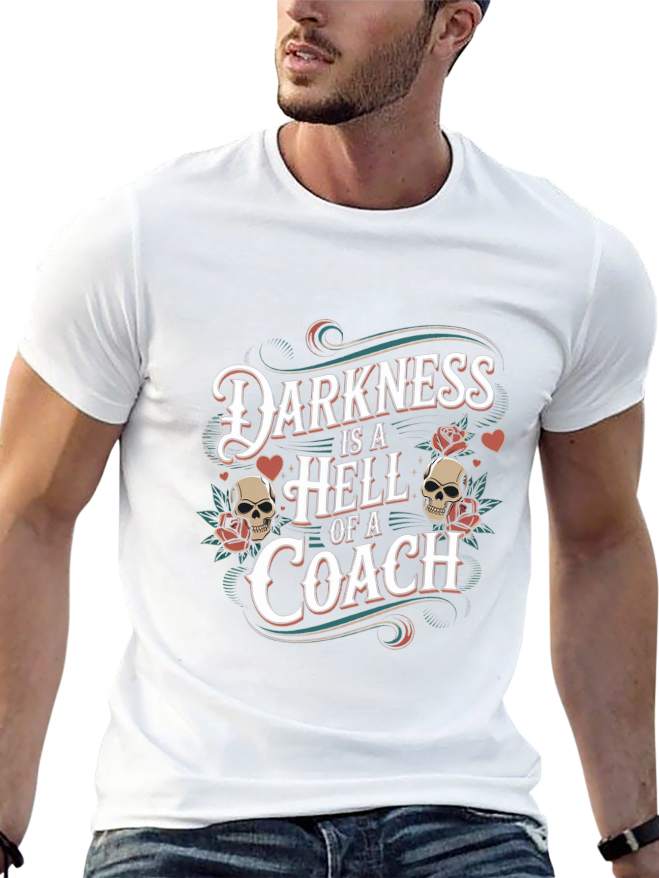 Darkness is a Hell of a Coach Graphic Tee