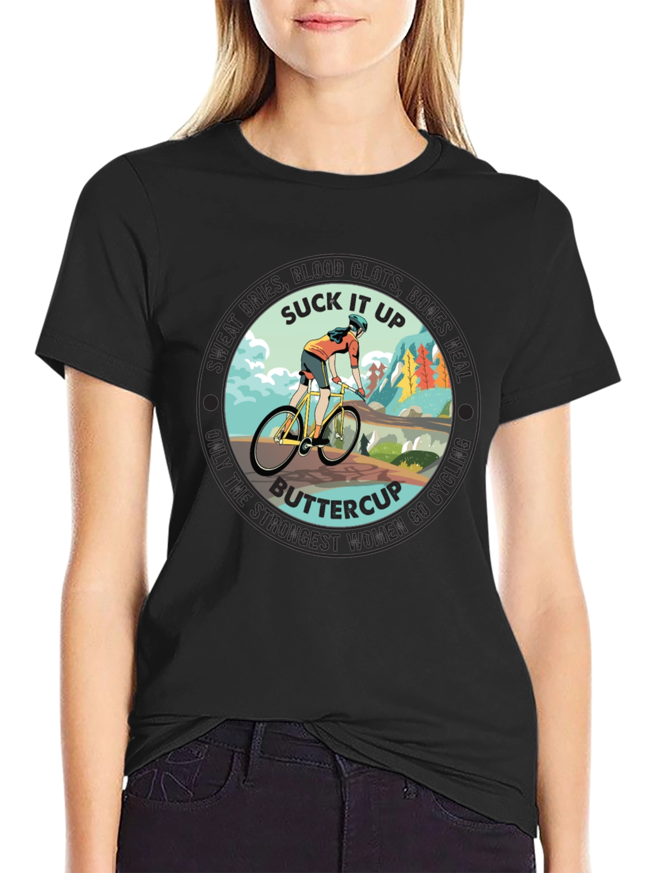 Suck It Up Buttercup Cycling T-Shirt