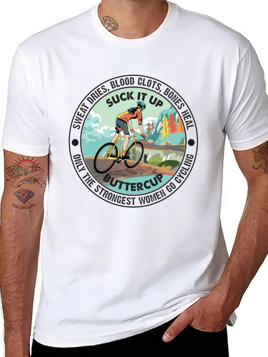 Suck It Up Buttercup Cycling T-Shirt