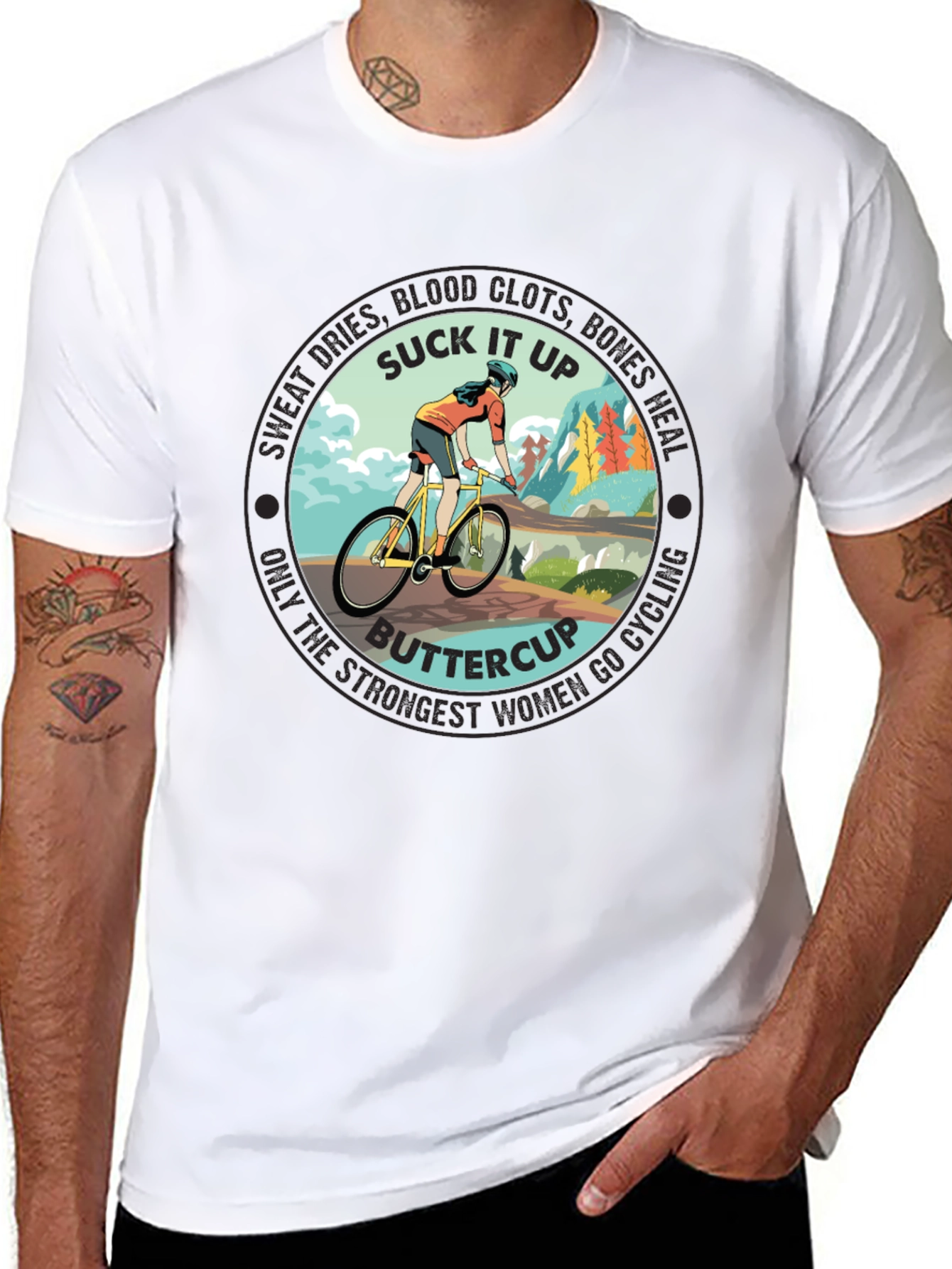 Suck It Up Buttercup Cycling T-Shirt
