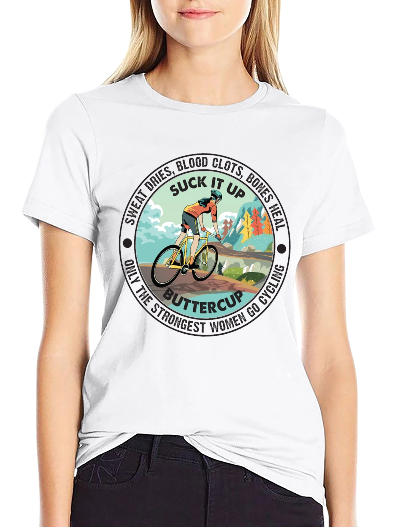 Suck It Up Buttercup Cycling T-Shirt