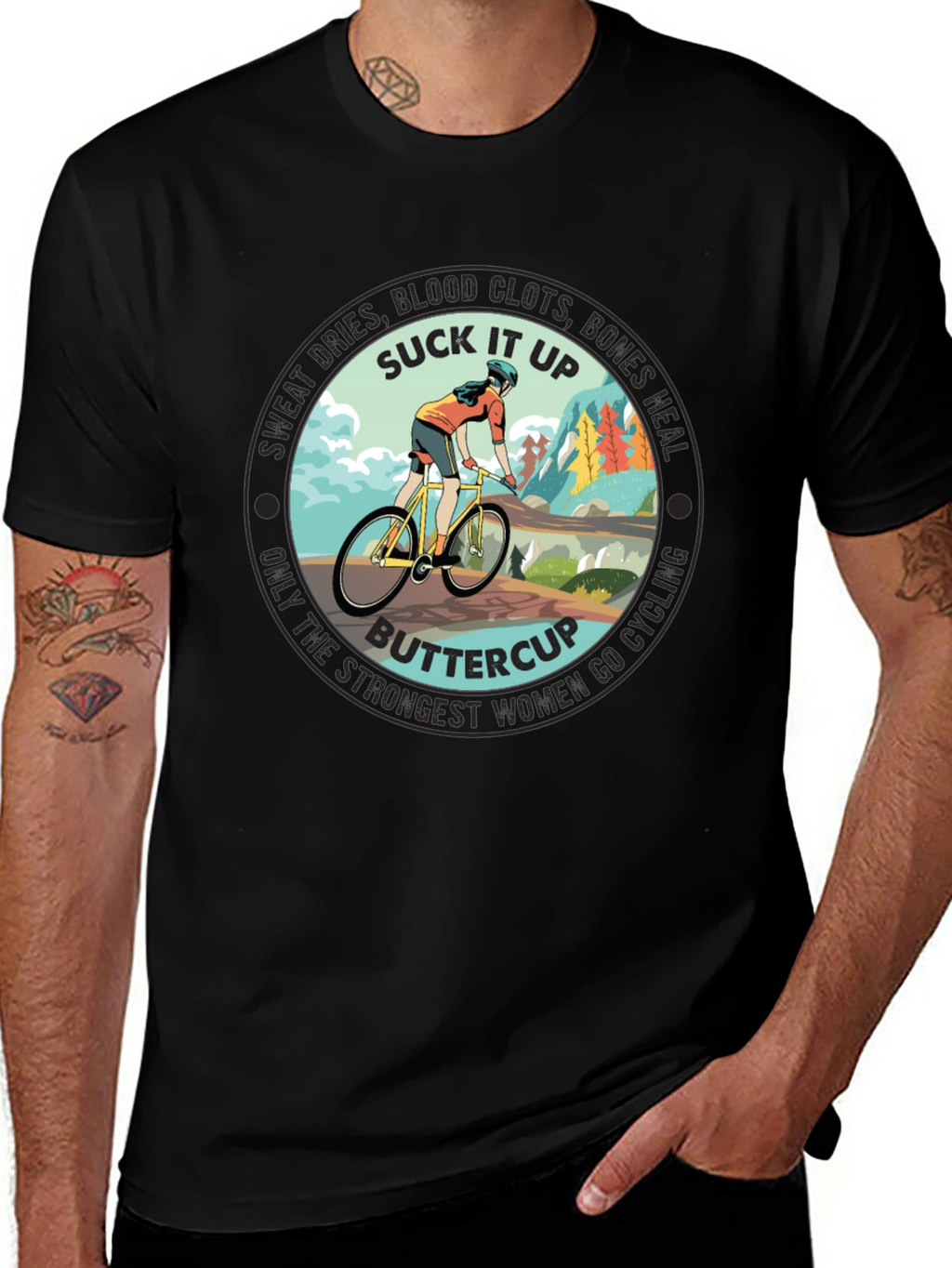 Suck It Up Buttercup Cycling T-Shirt