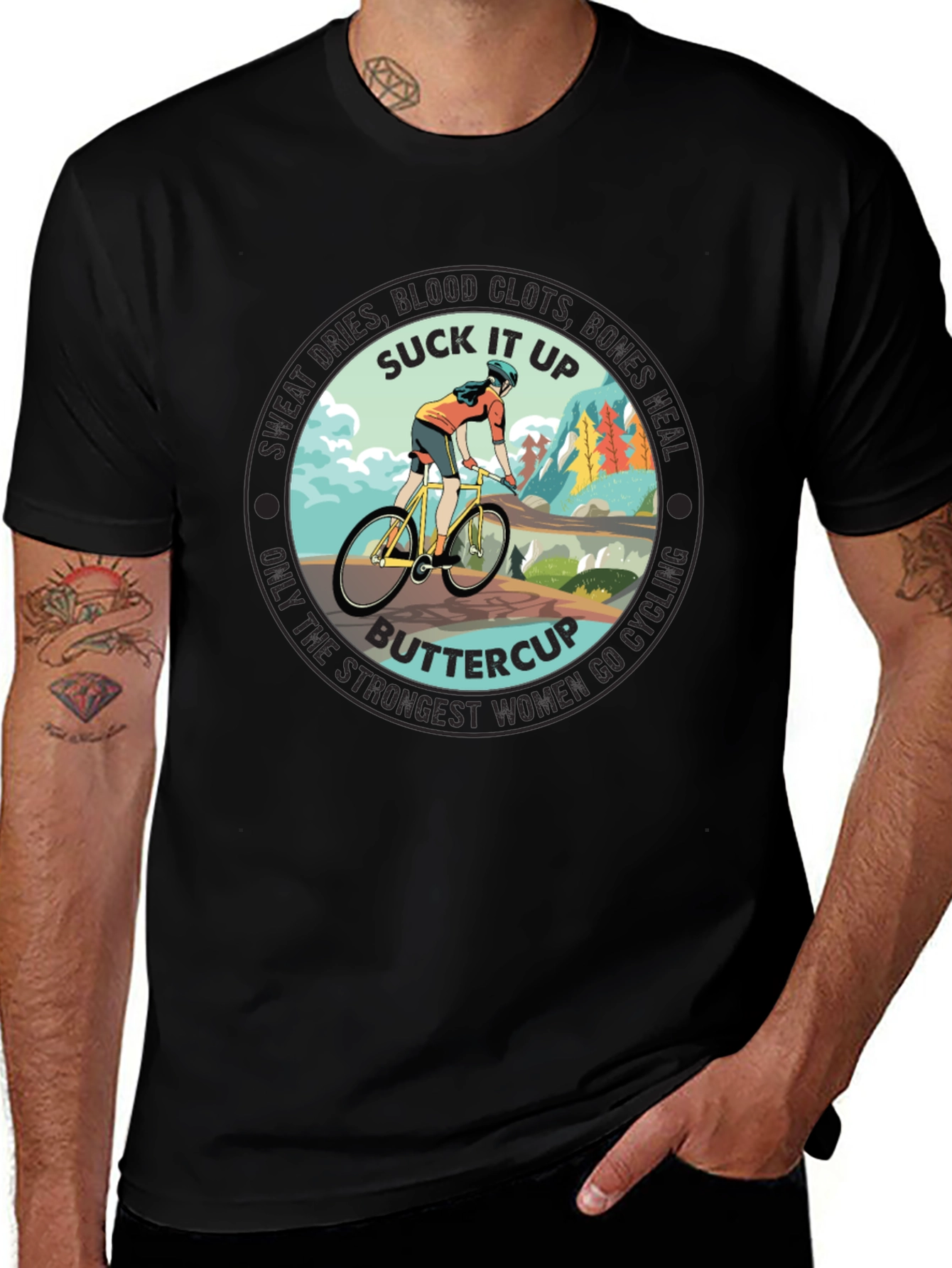 Suck It Up Buttercup Cycling T-Shirt