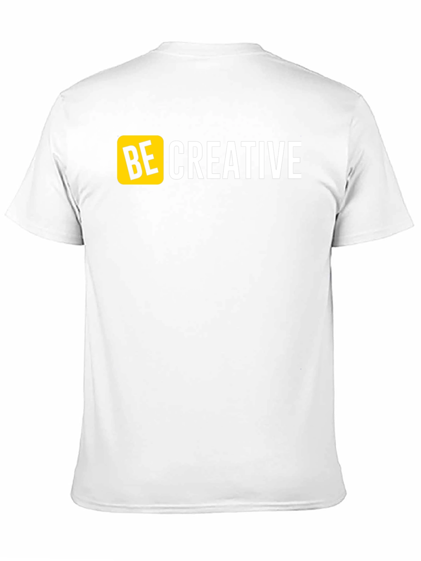Be Creative Black T-Shirt - Bold Design