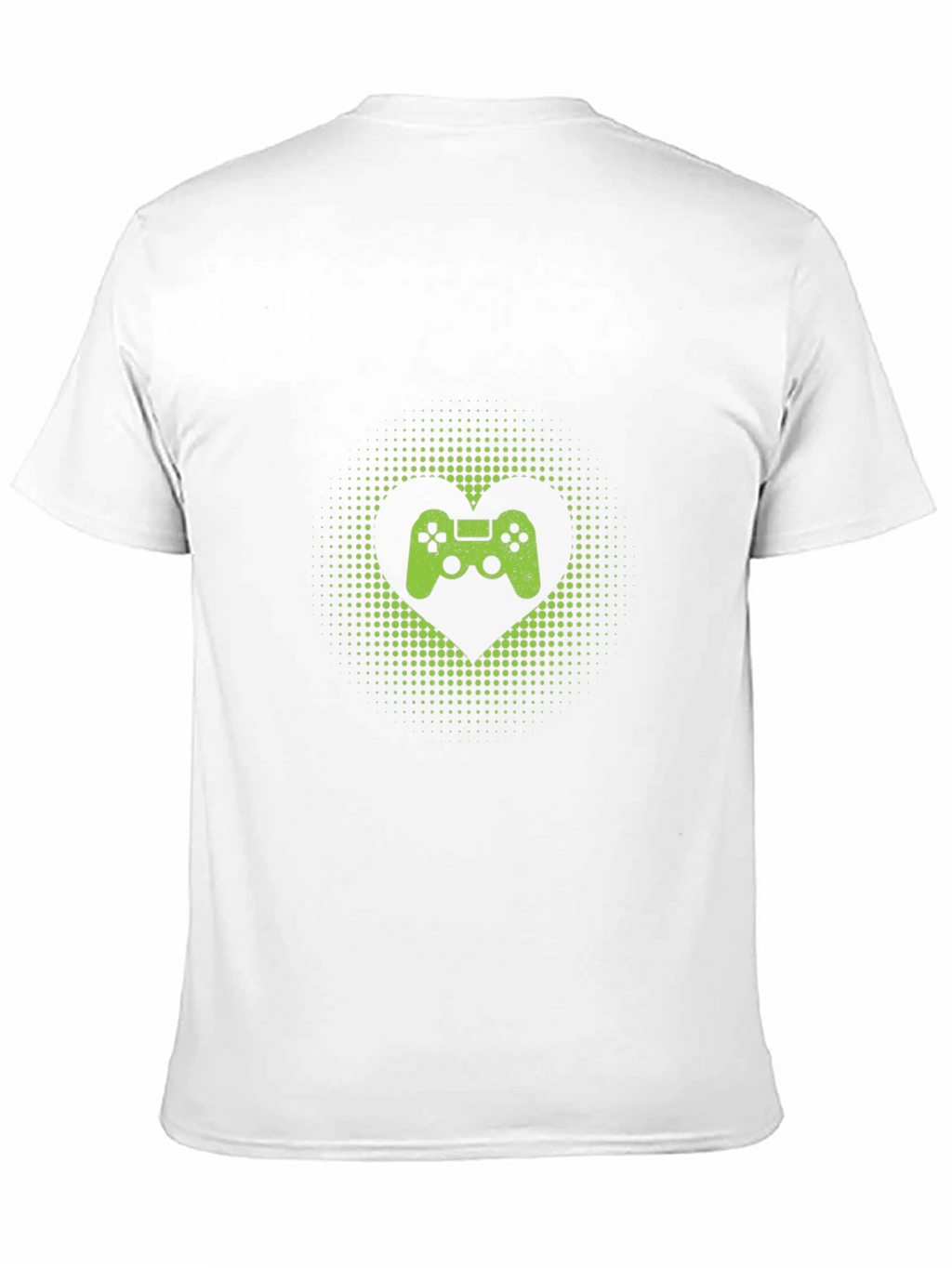 Gamer Heart T-Shirt - Black Cotton Graphic Tee