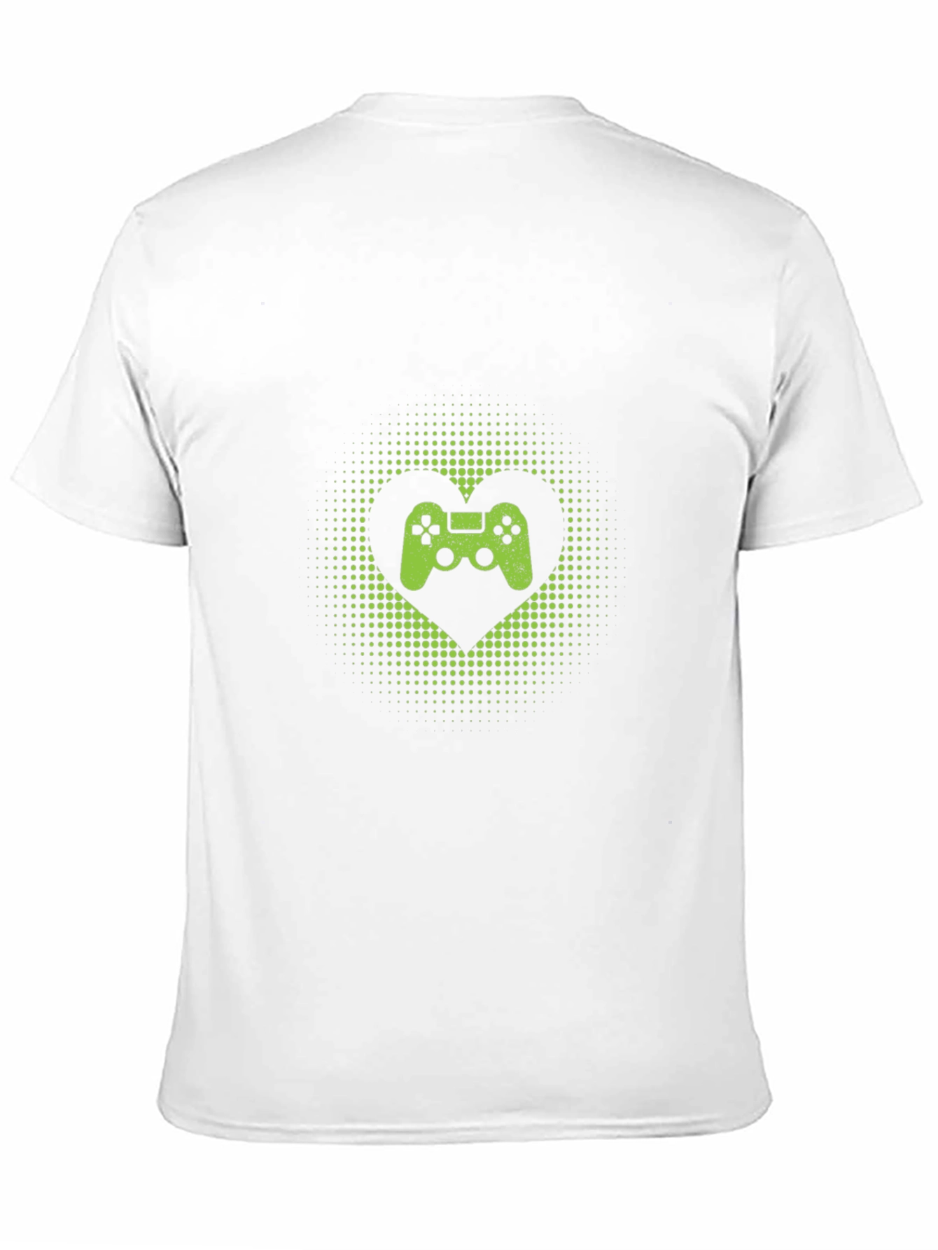 Gamer Heart T-Shirt - Black Cotton Graphic Tee