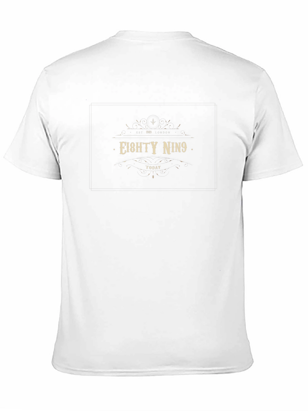 EIGHTY NIN9 Black Graphic Tee
