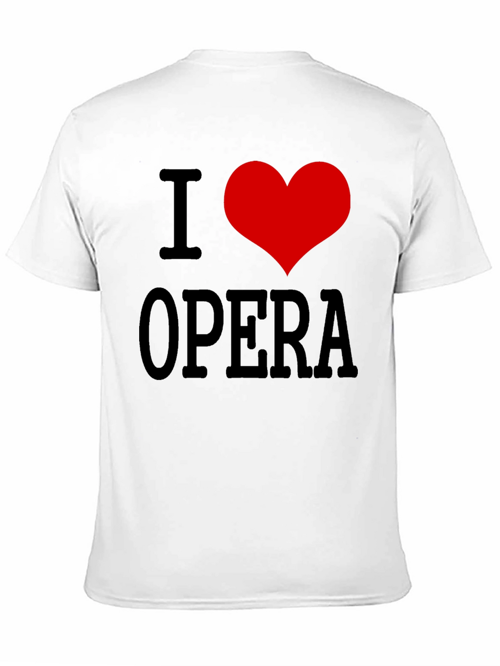 I Heart Opera Black T-Shirt