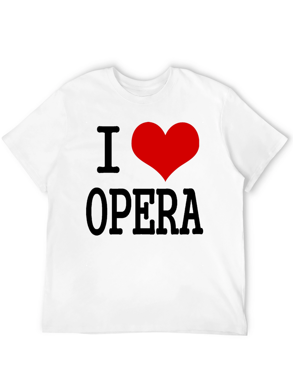 I Heart Opera Black T-Shirt