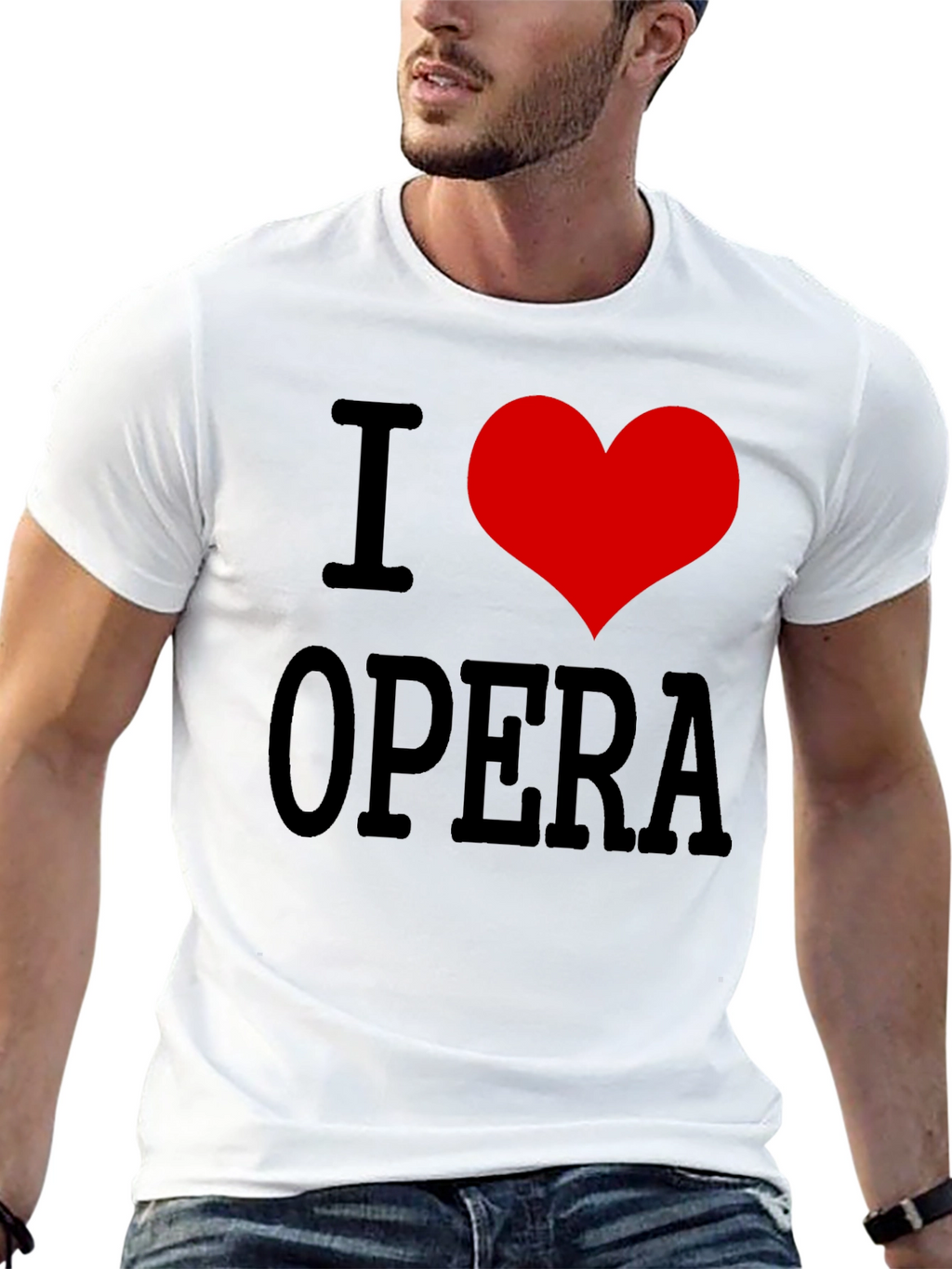 I Heart Opera Black T-Shirt