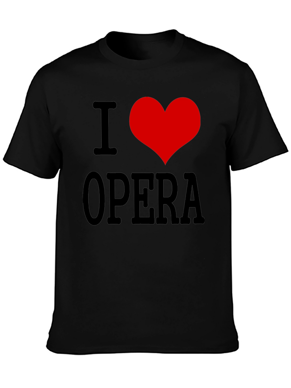I Heart Opera Black T-Shirt