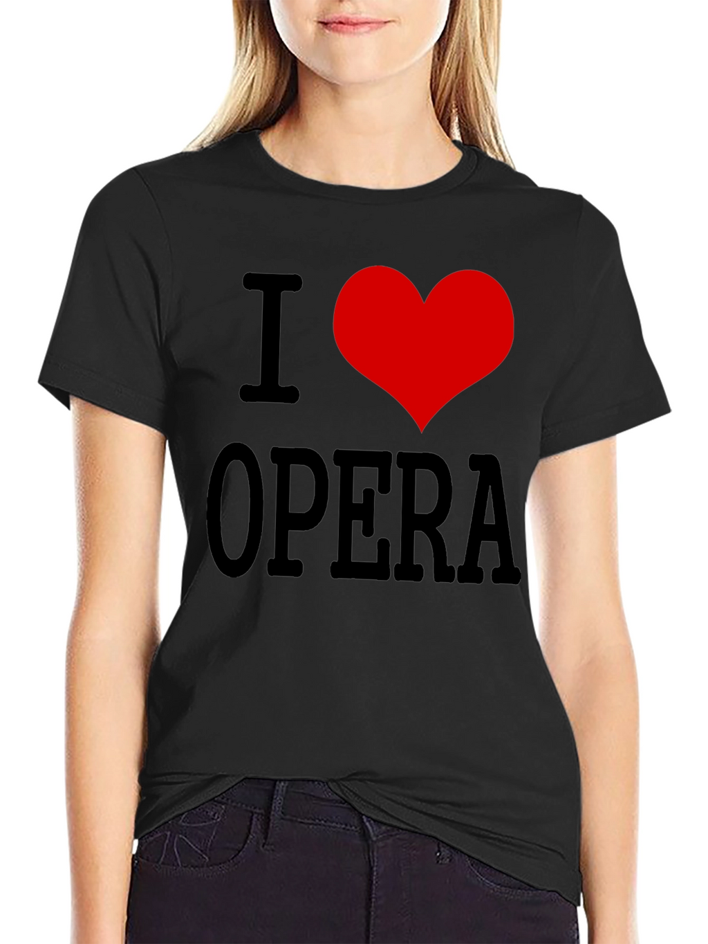 I Heart Opera Black T-Shirt