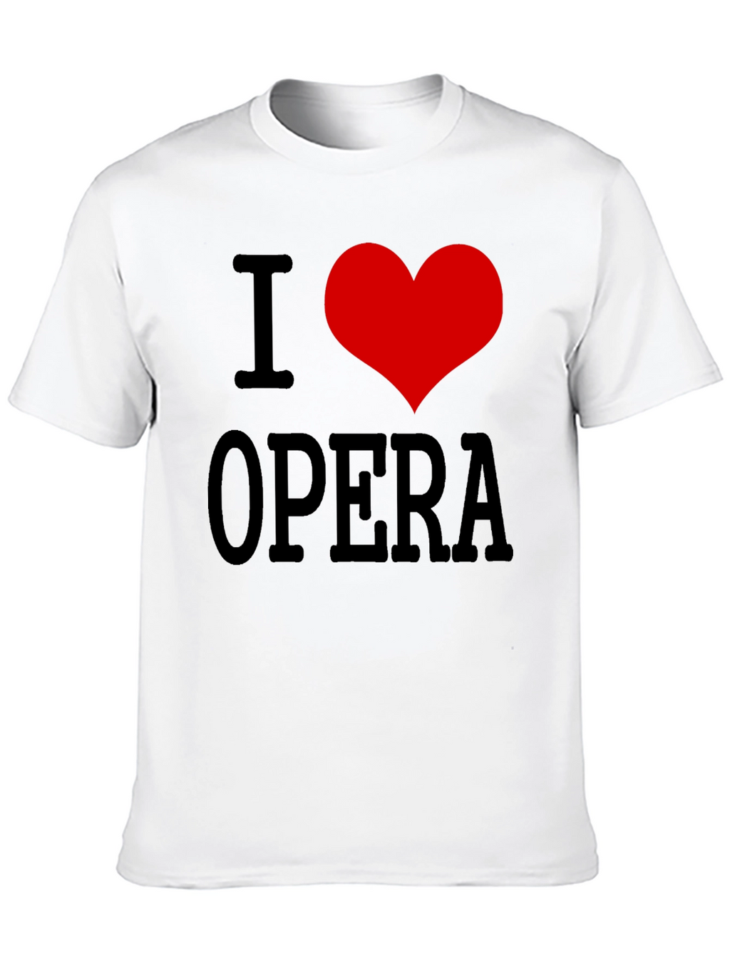 I Heart Opera Black T-Shirt