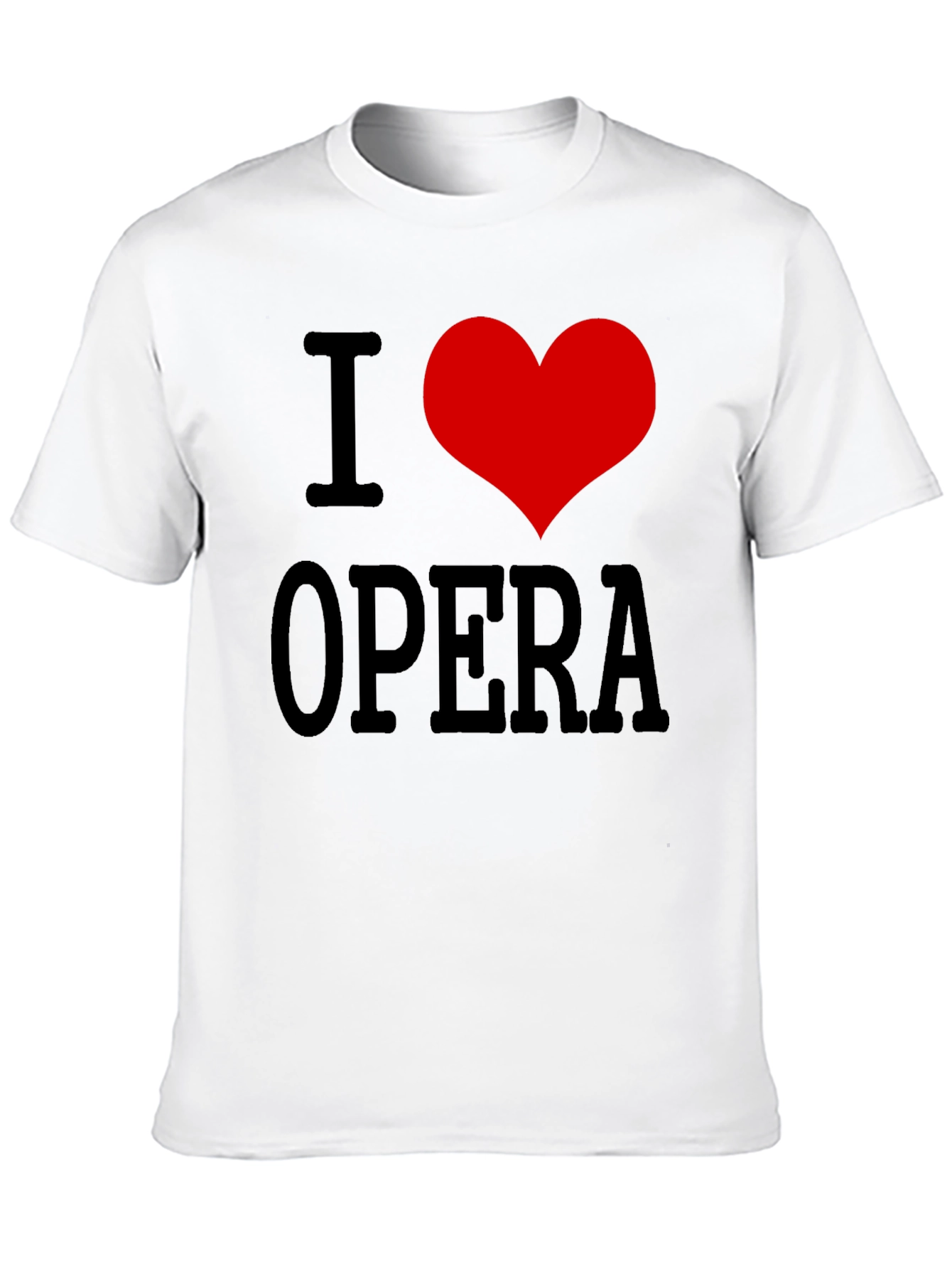 I Heart Opera Black T-Shirt