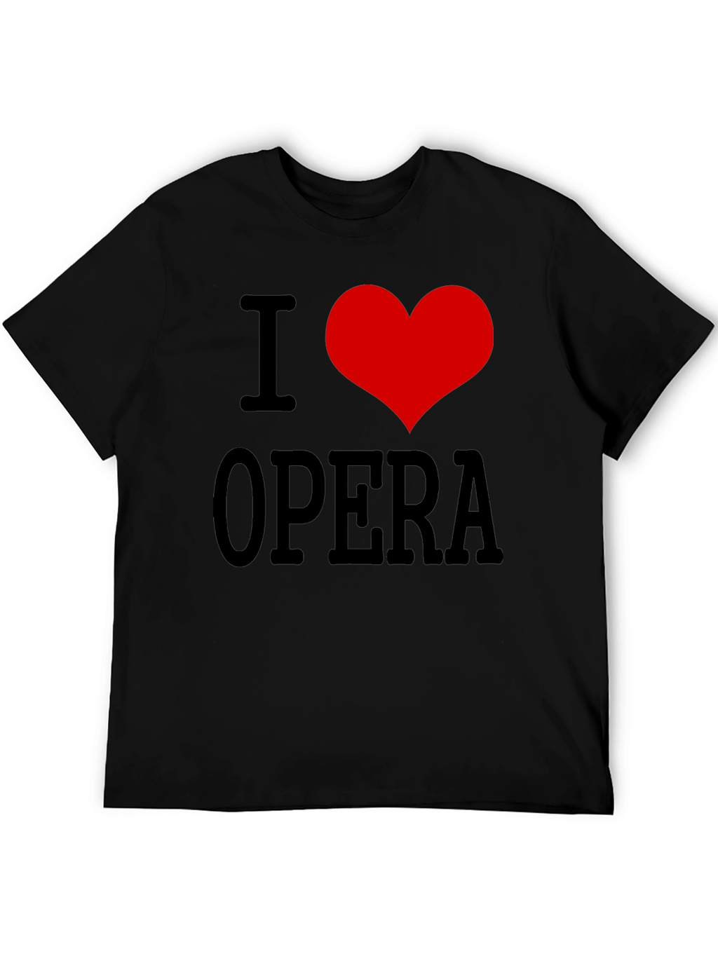 I Heart Opera Black T-Shirt