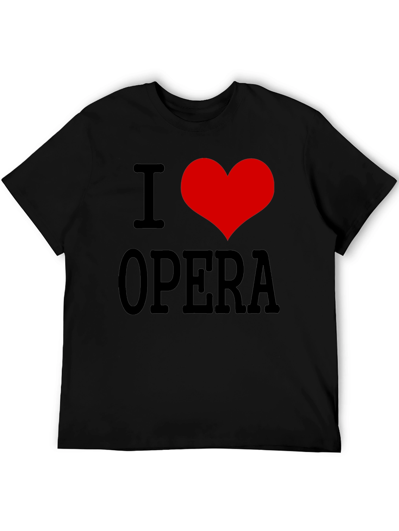 I Heart Opera Black T-Shirt