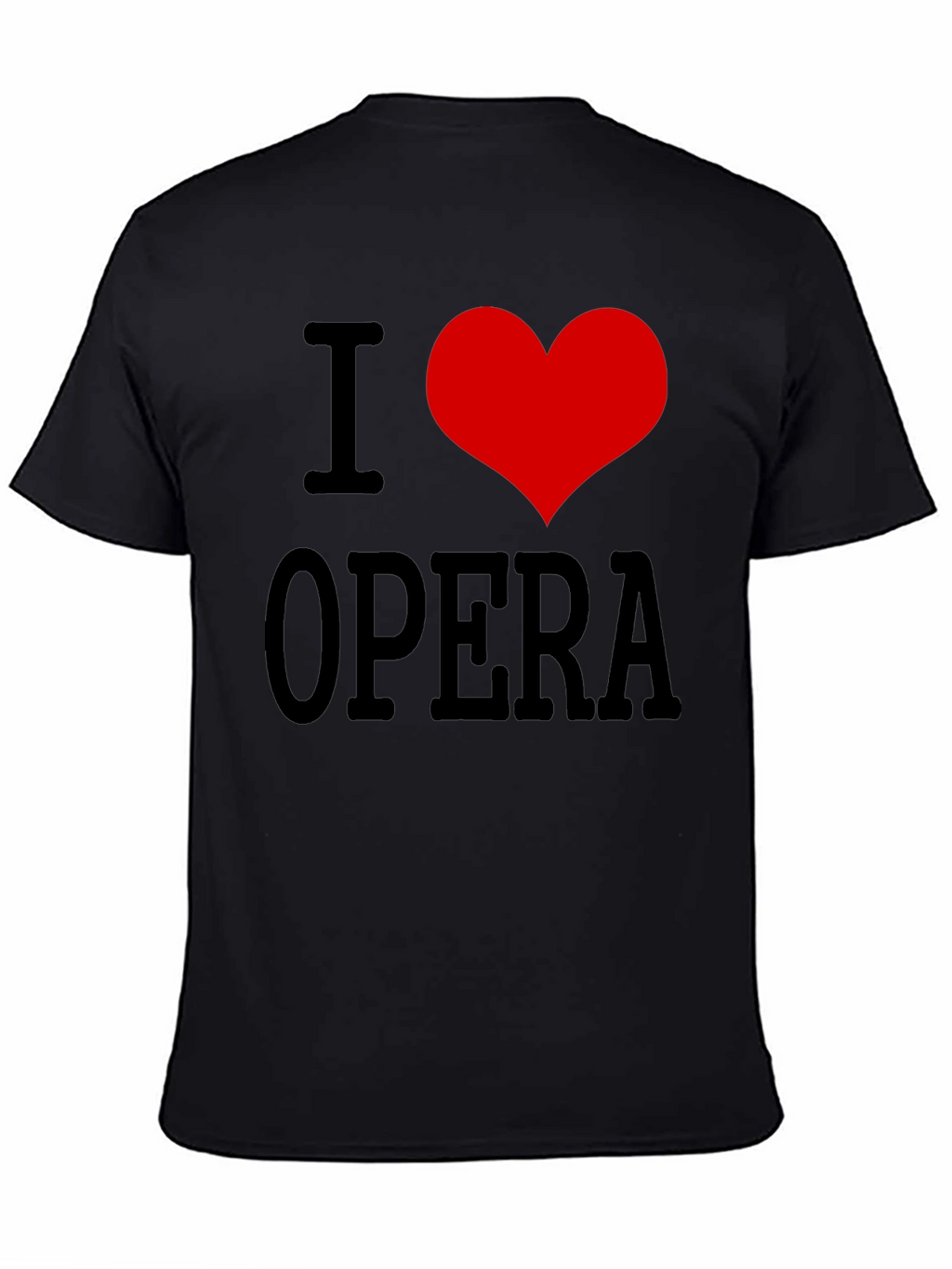 I Heart Opera Black T-Shirt