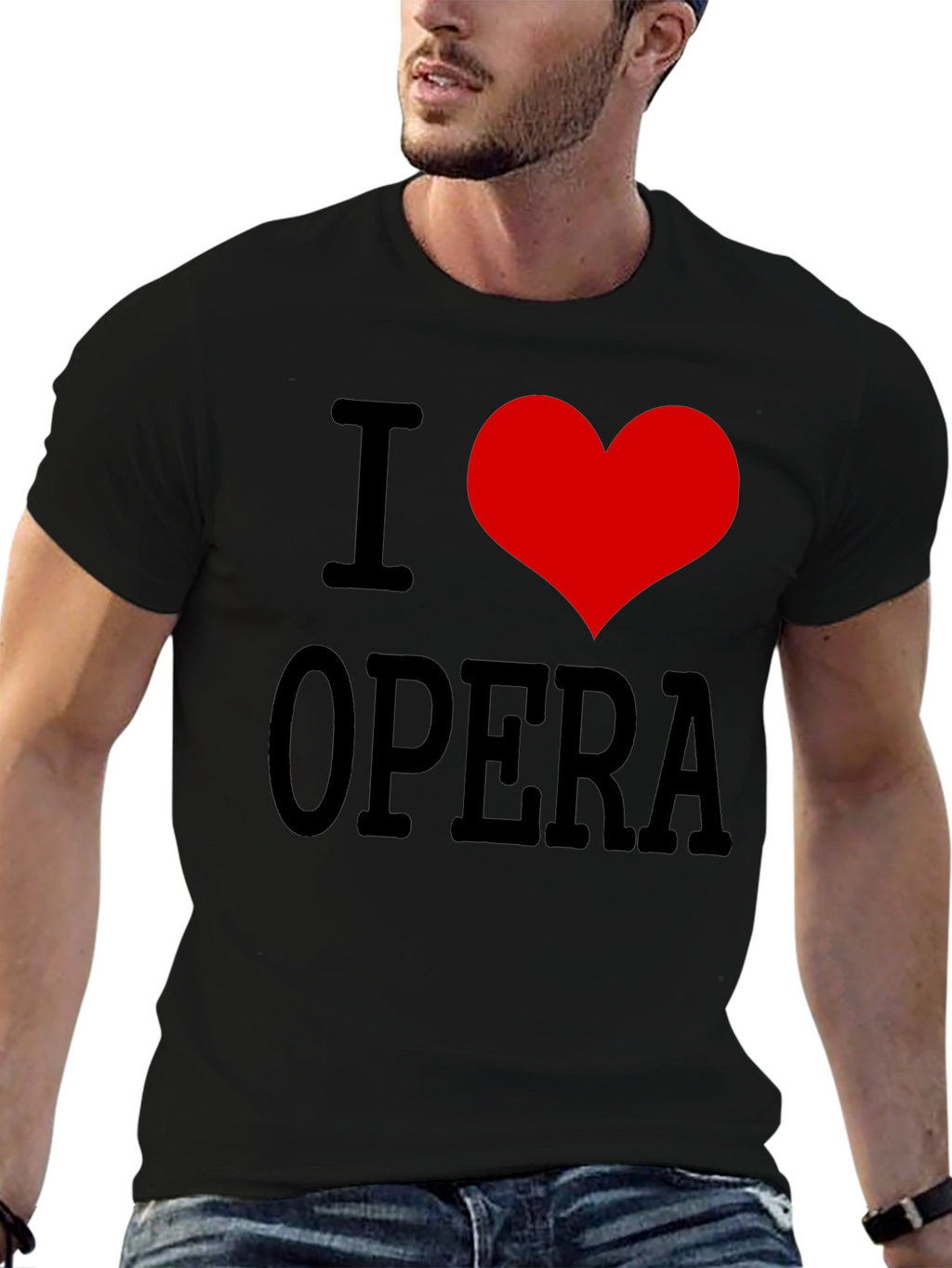 I Heart Opera Black T-Shirt