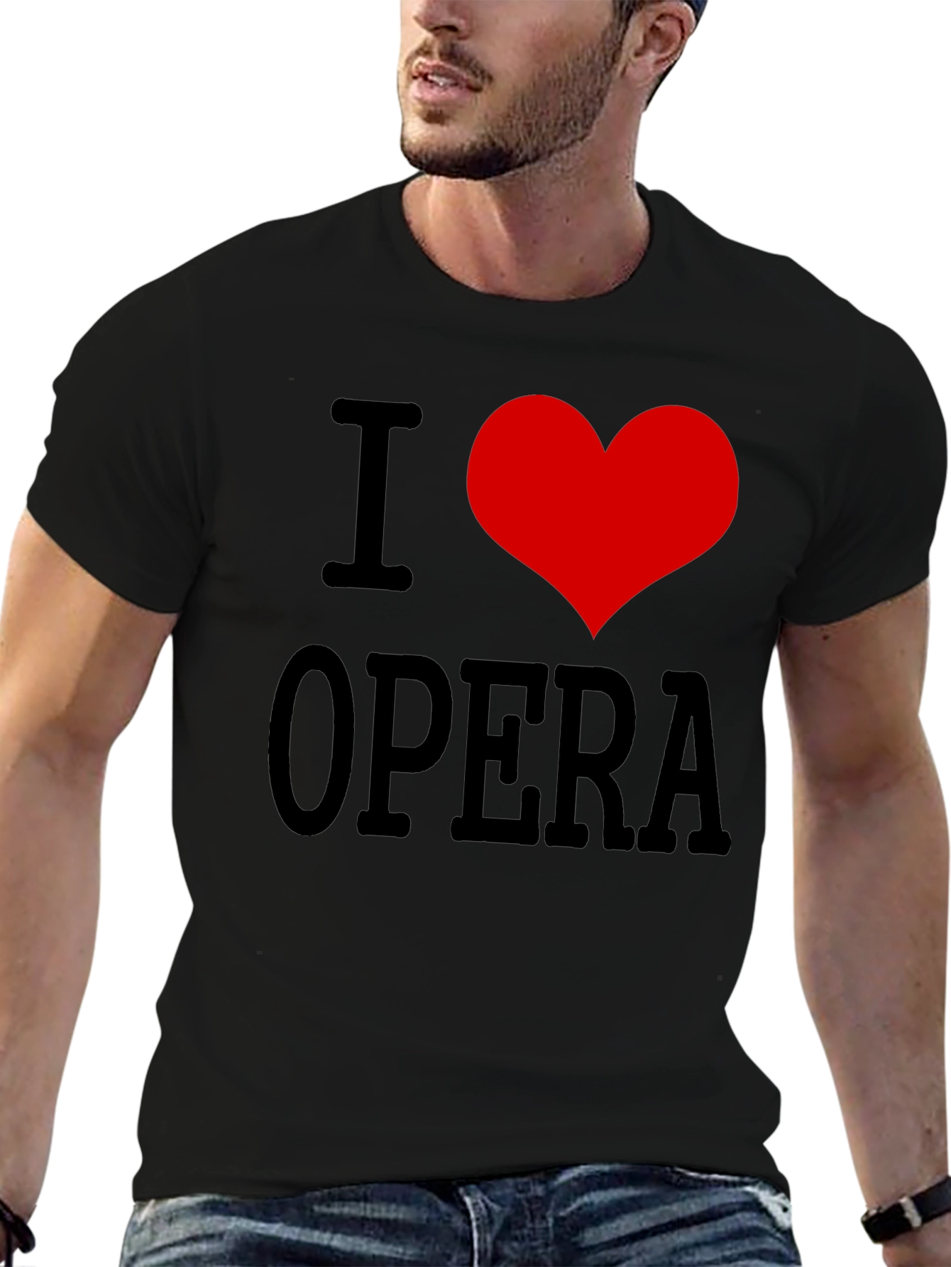 I Heart Opera Black T-Shirt