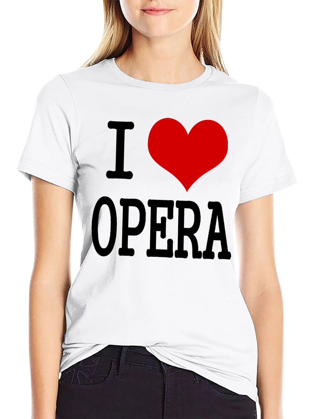 I Heart Opera Black T-Shirt