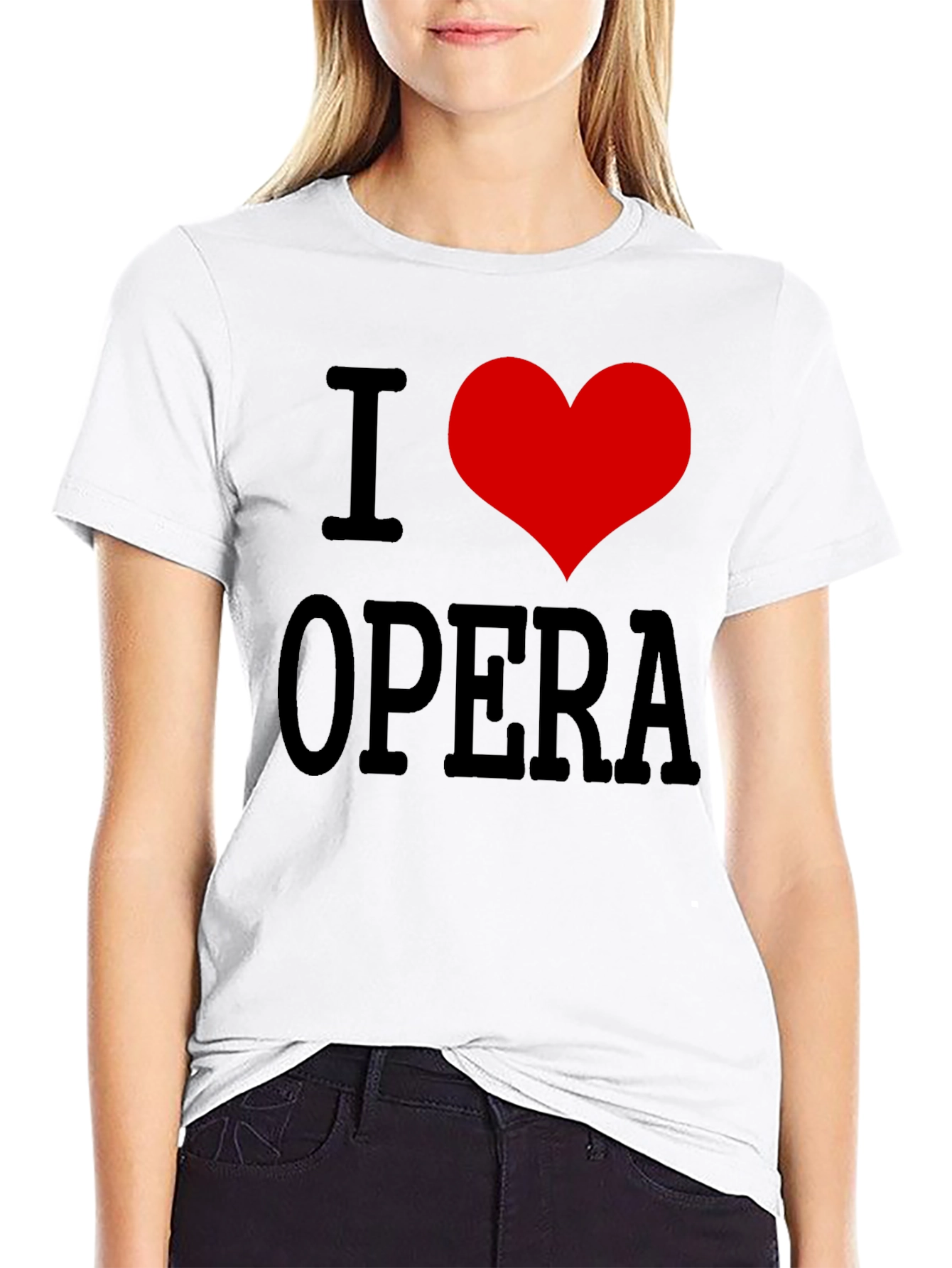 I Heart Opera Black T-Shirt