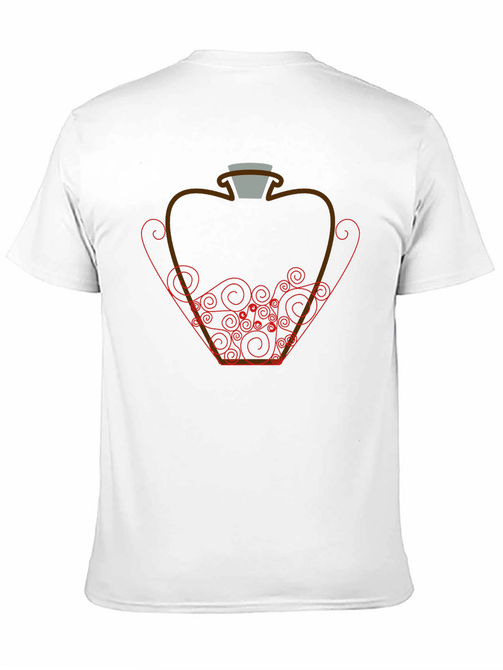 Potion Bottle Graphic Tee - Black Cotton Shirt