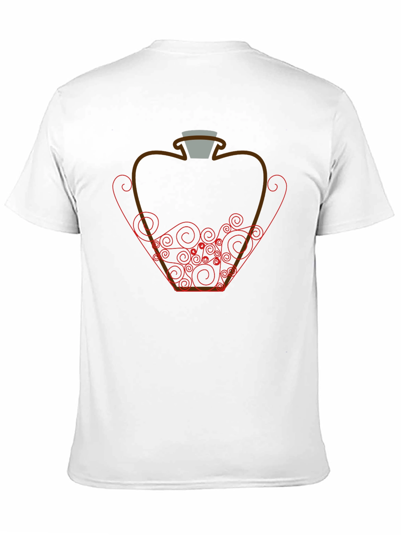 Potion Bottle Graphic Tee - Black Cotton Shirt