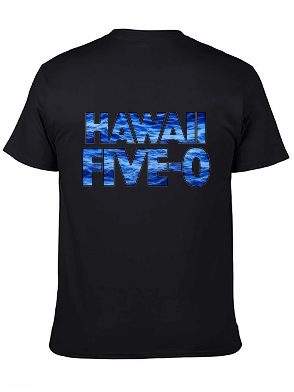 Hawaii Five-O Wave T-Shirt Black