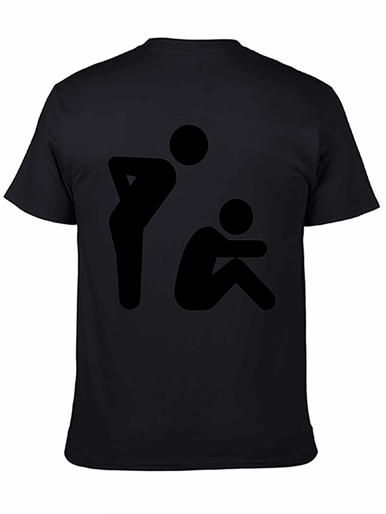 Silhouette Graphic T-Shirt - Black