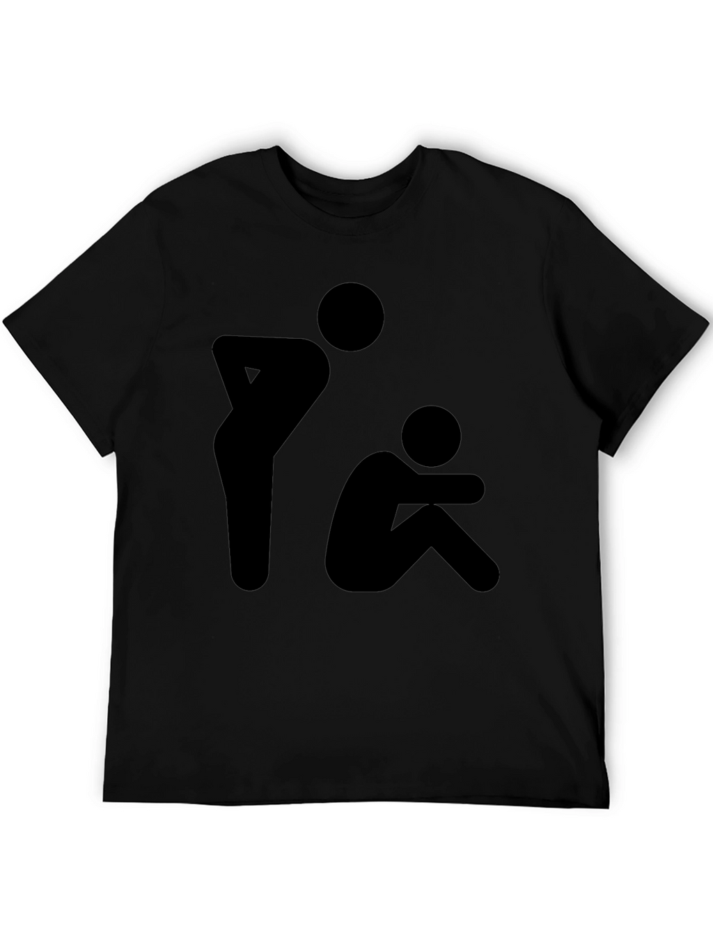 Silhouette Graphic T-Shirt - Black