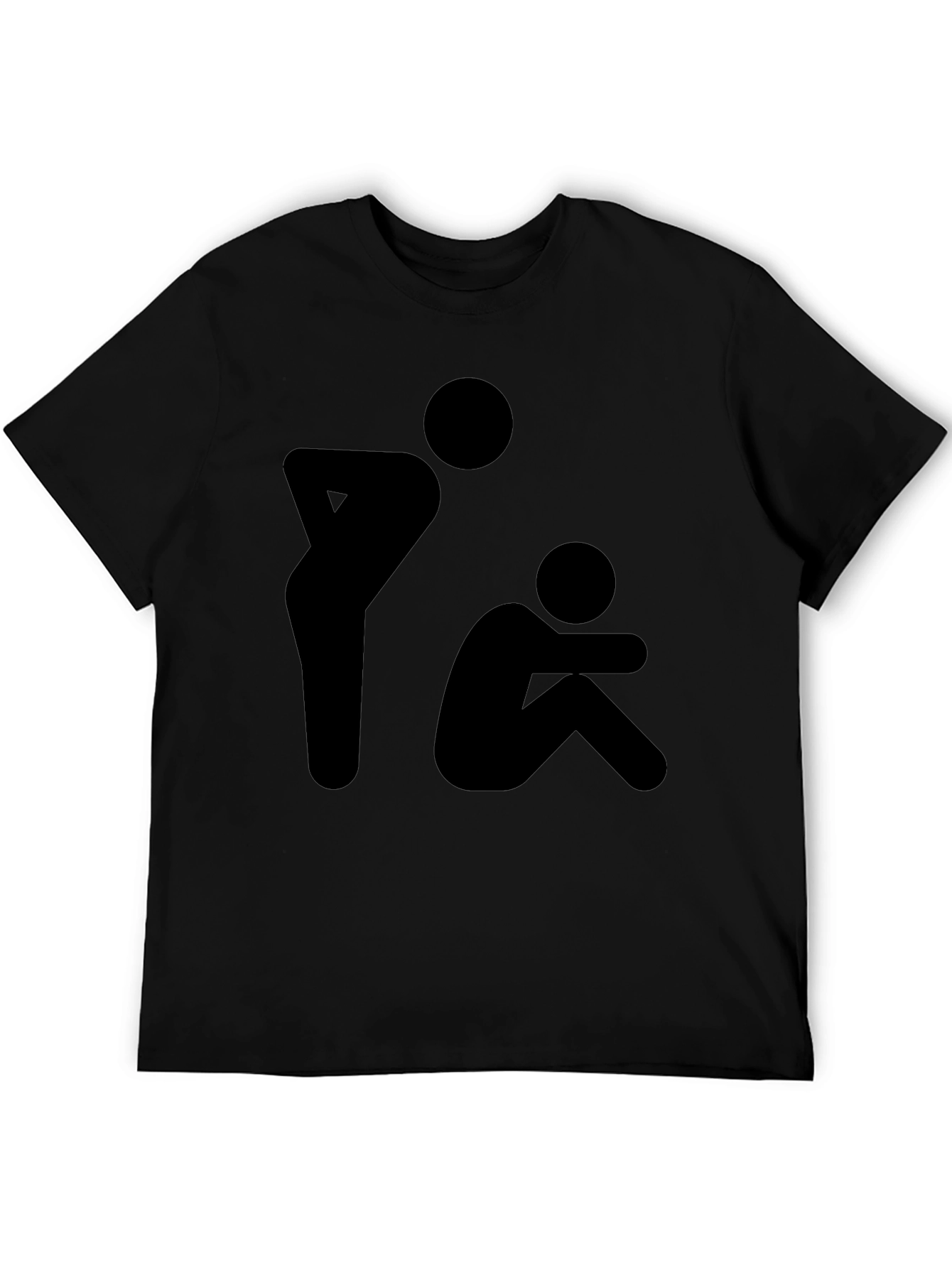 Silhouette Graphic T-Shirt - Black