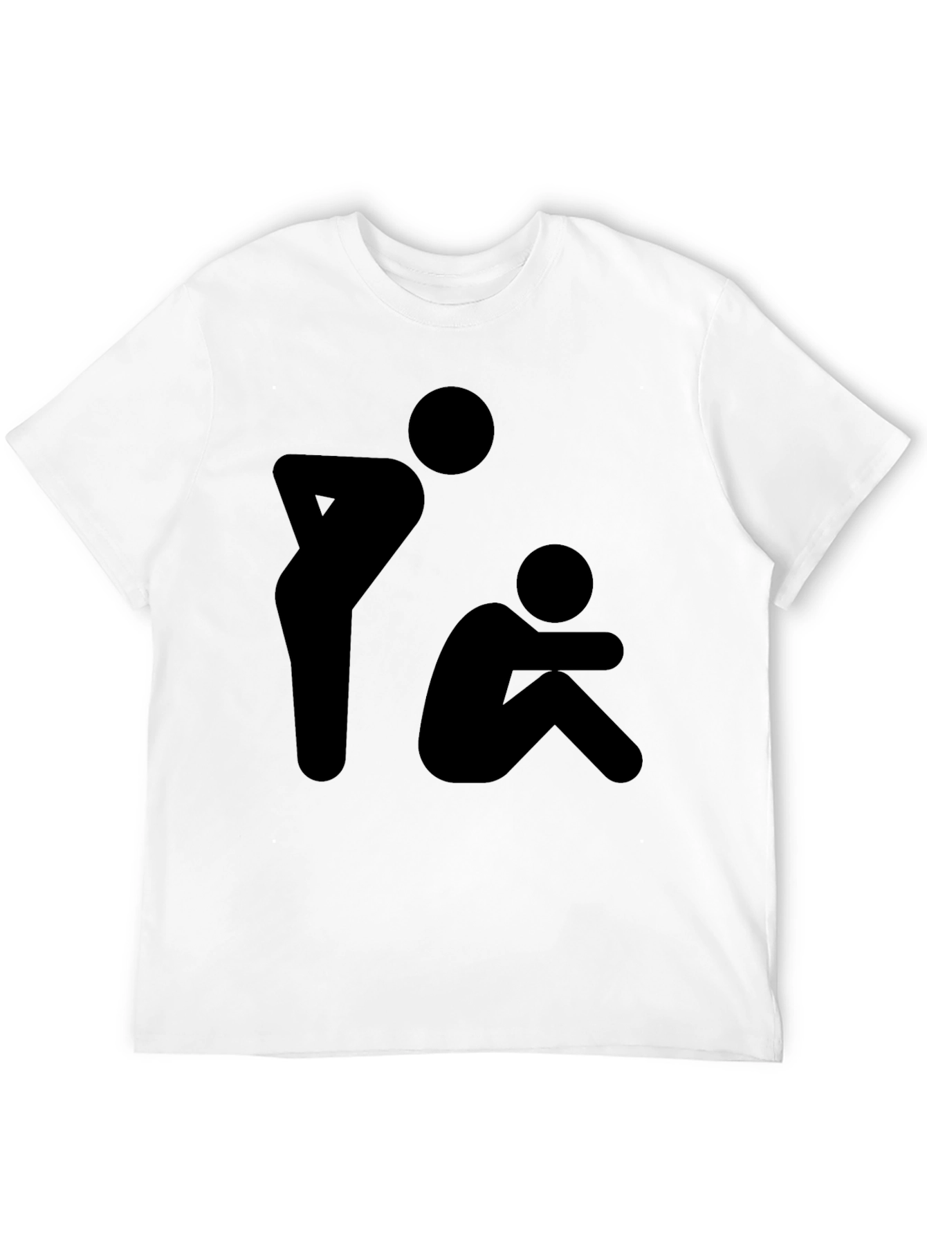 Silhouette Graphic T-Shirt - Black