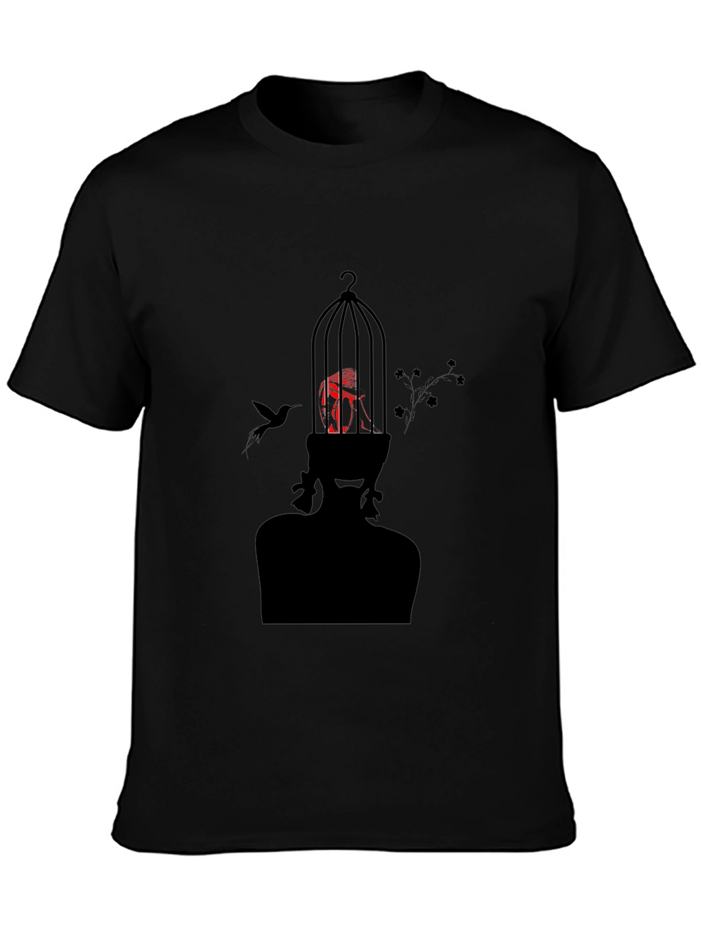 Abstract Birdcage T-Shirt