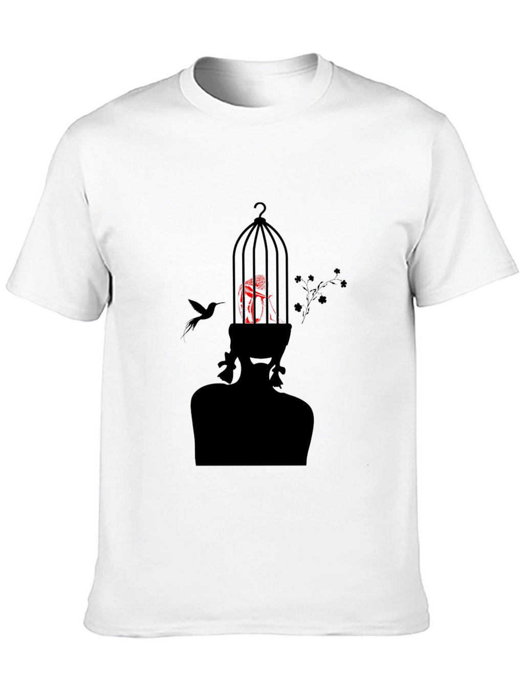 Abstract Birdcage T-Shirt