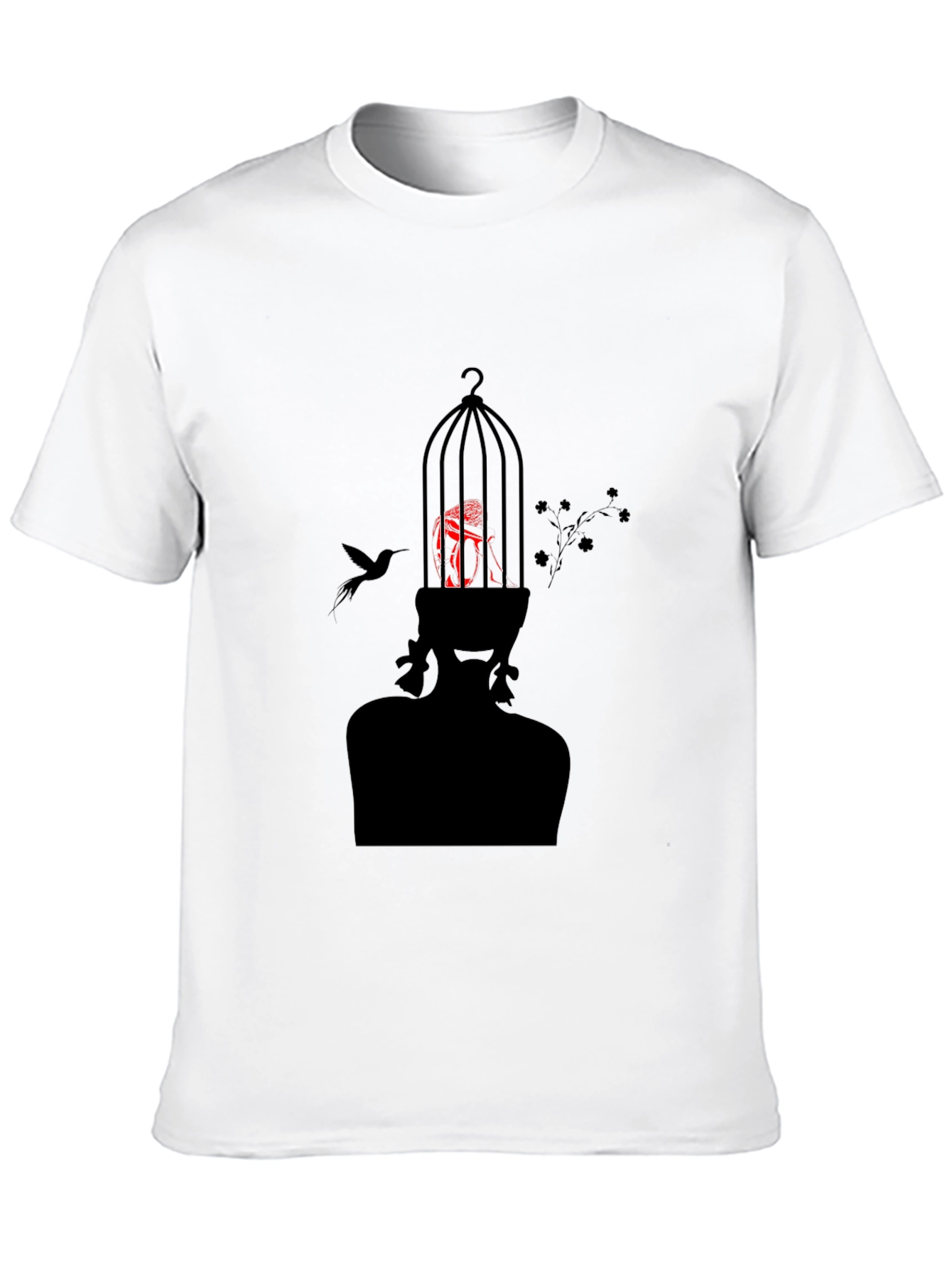 Abstract Birdcage T-Shirt