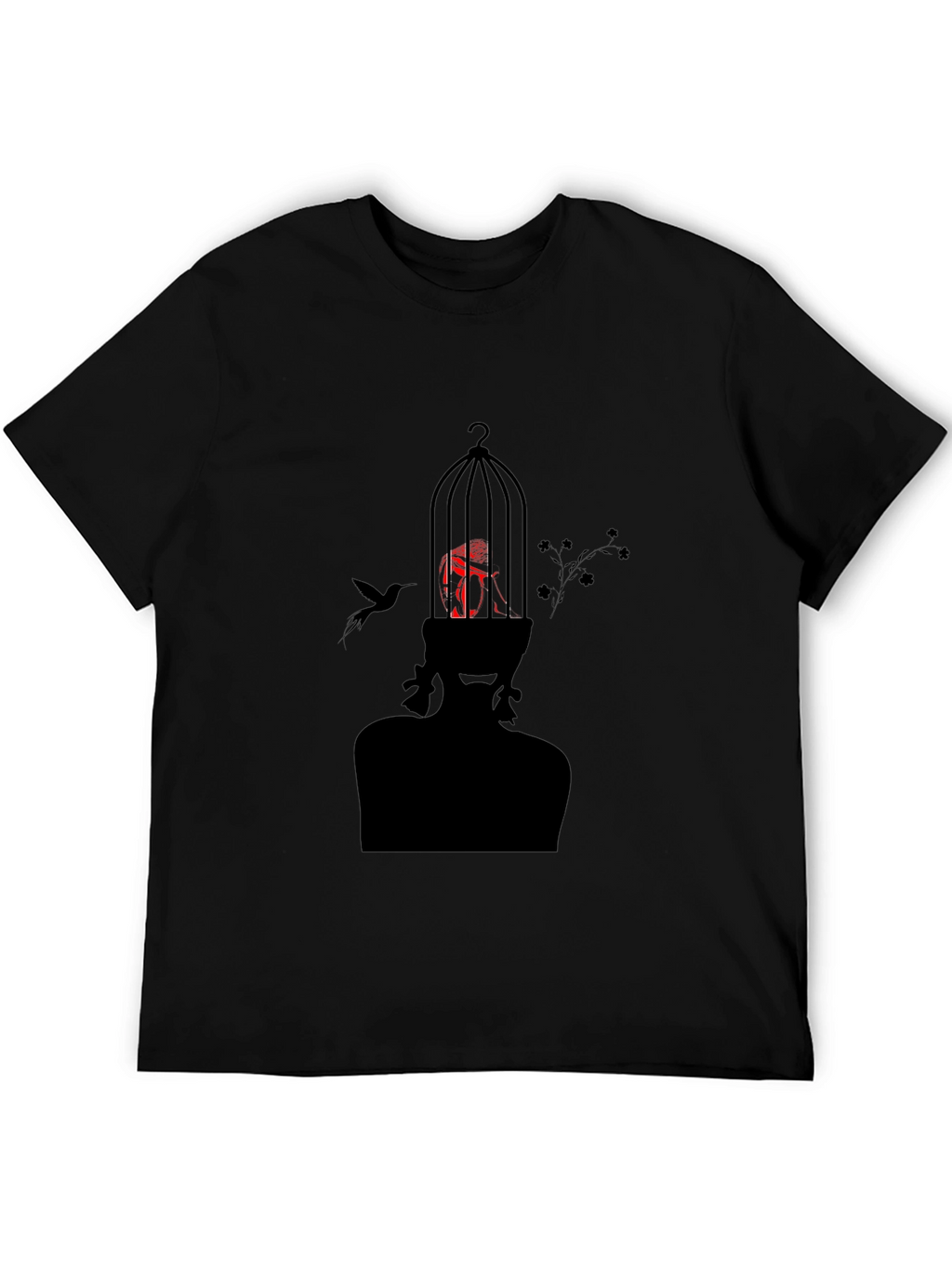 Abstract Birdcage T-Shirt