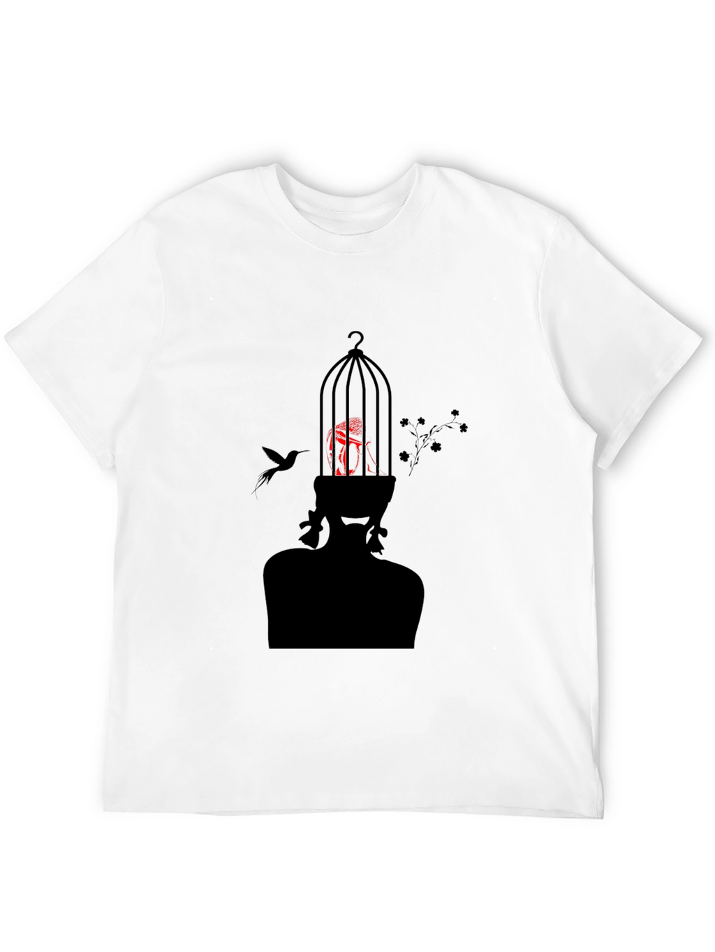Abstract Birdcage T-Shirt
