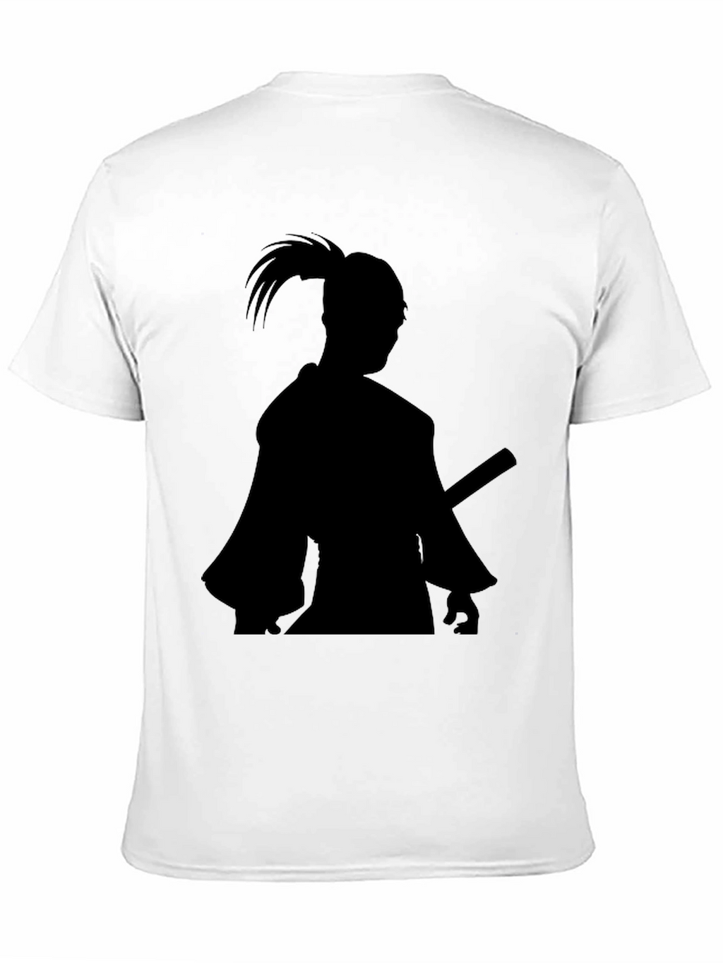 Samurai Silhouette Black T-Shirt