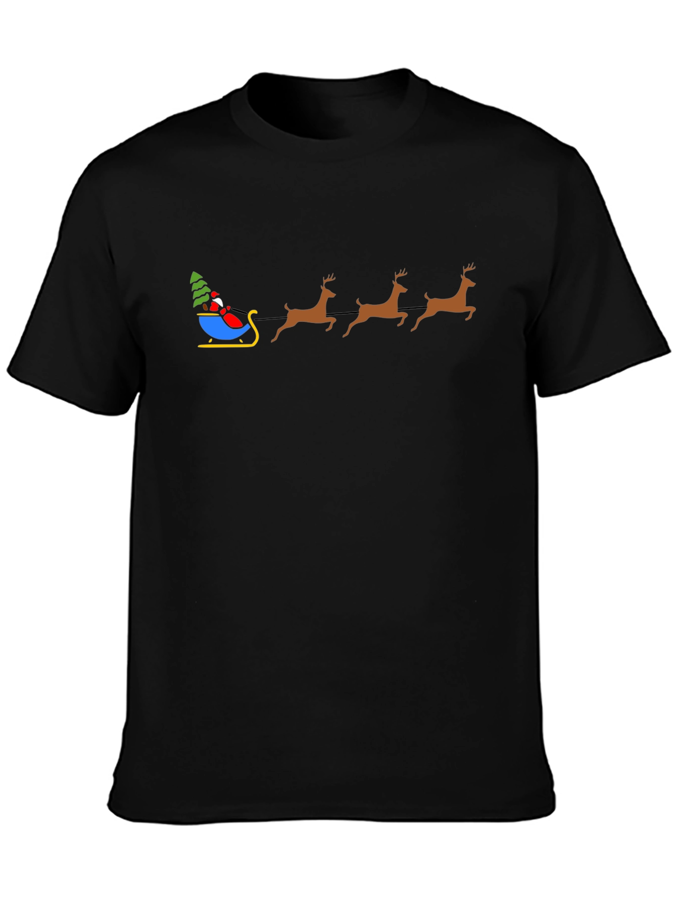 Santas Sleigh Christmas T-Shirt