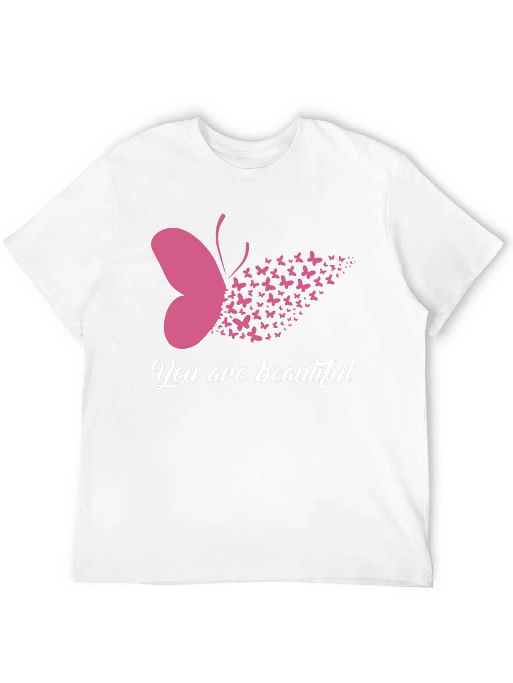 Beautiful Butterfly Graphic Print T-Shirt