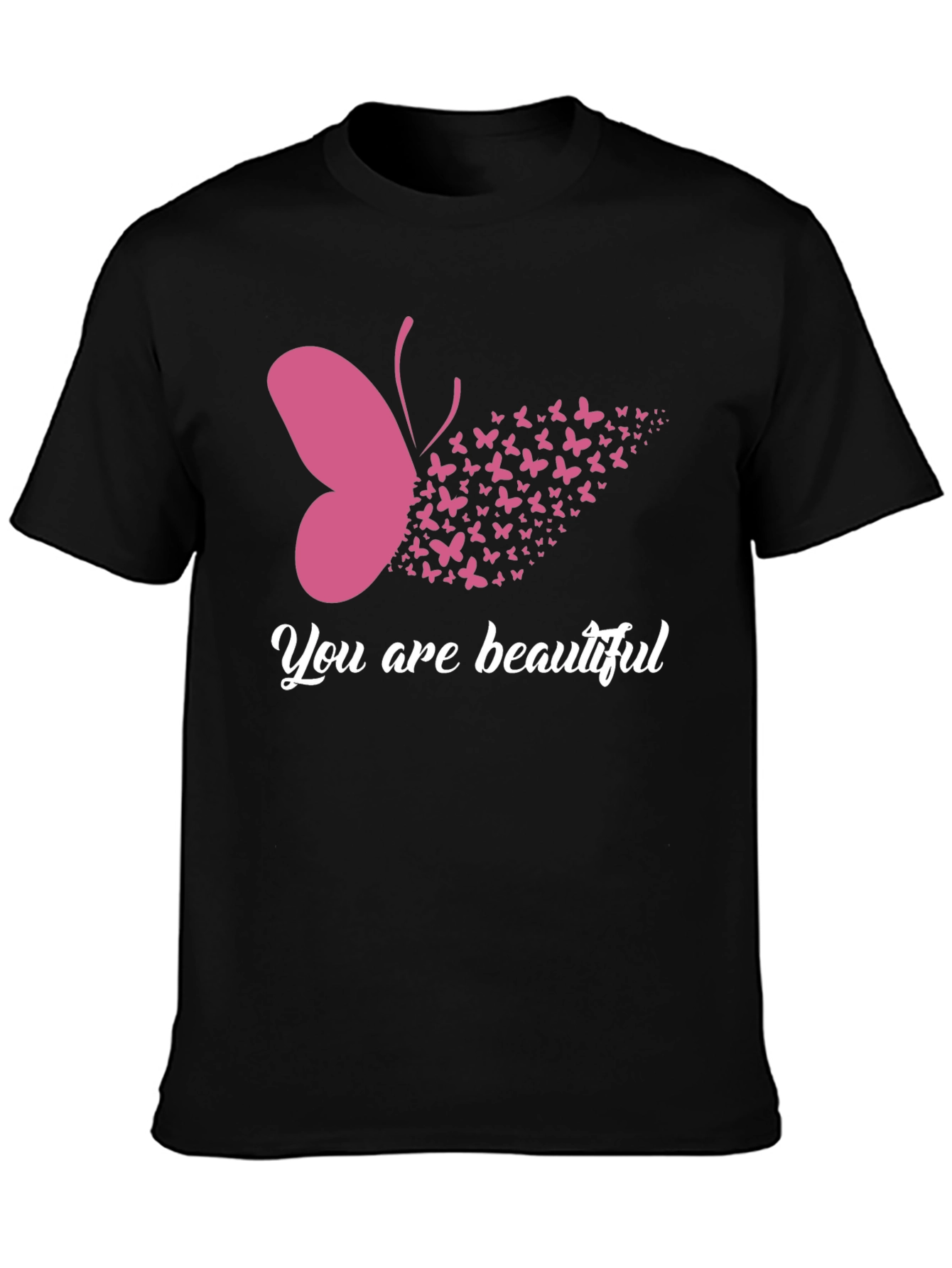 Beautiful Butterfly Graphic Print T-Shirt