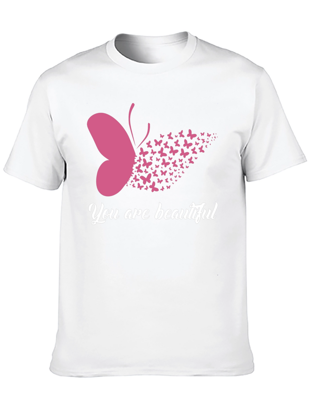 Beautiful Butterfly Graphic Print T-Shirt