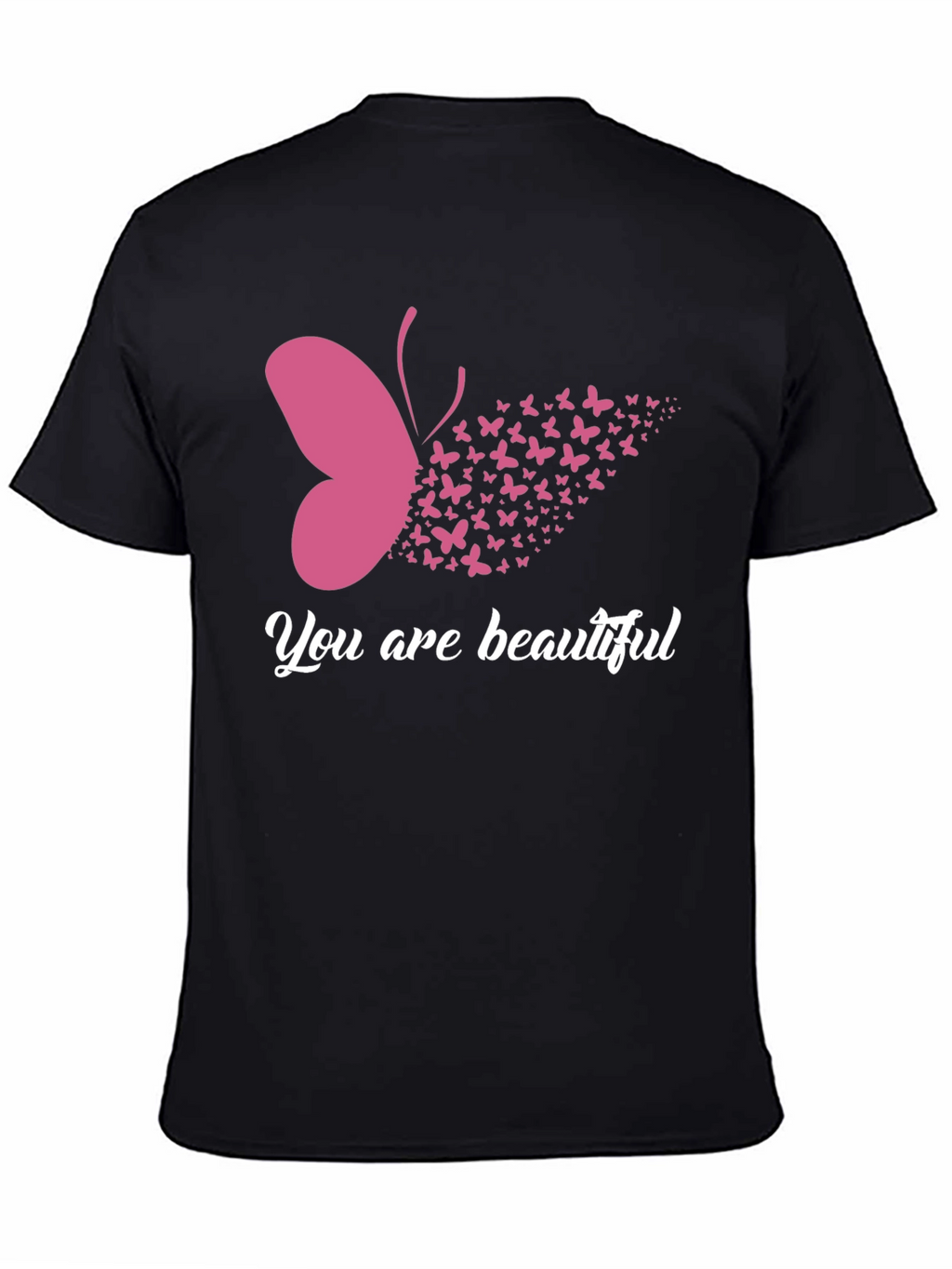 Beautiful Butterfly Graphic Print T-Shirt